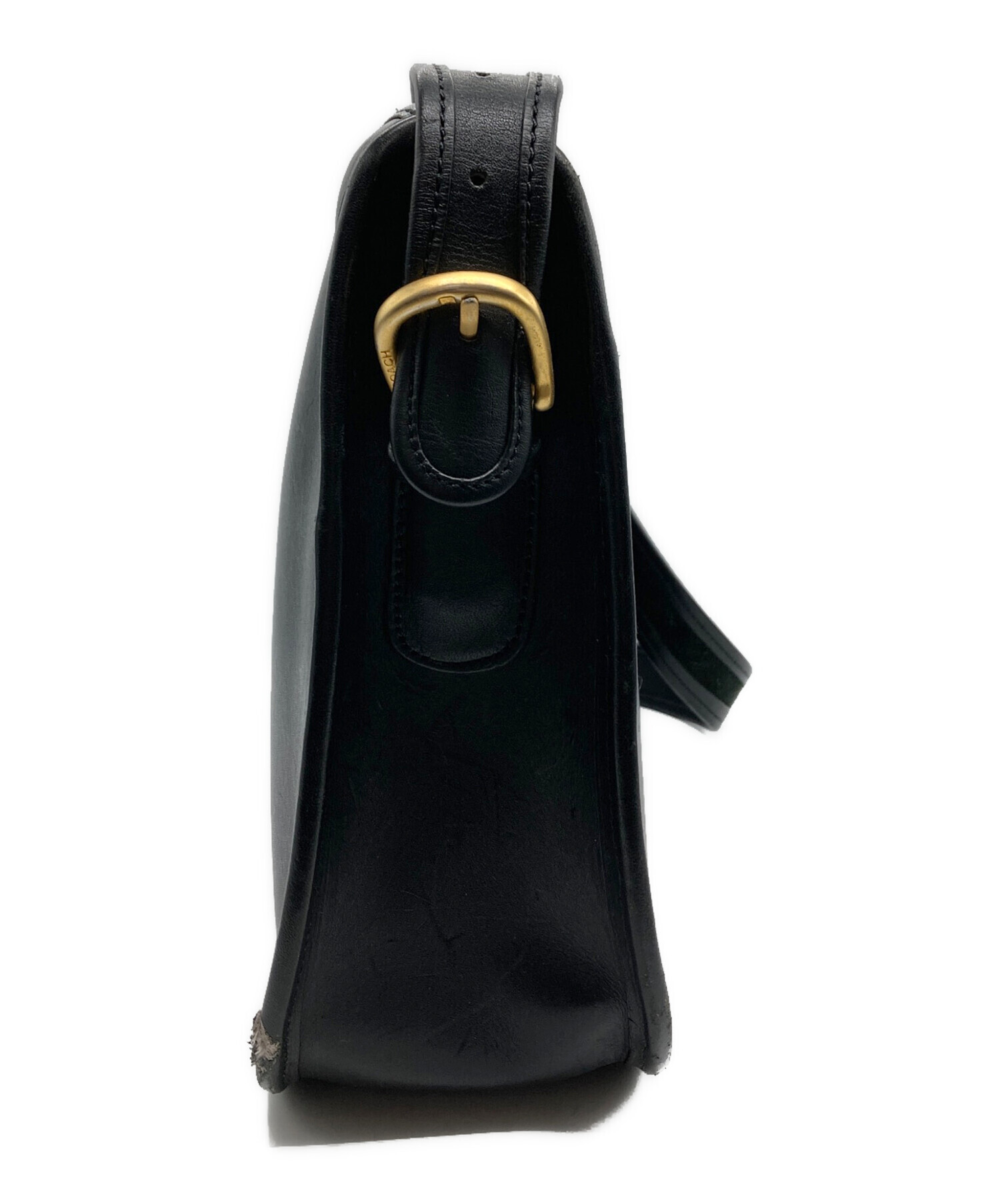 中古・古着通販】COACH (コーチ) クラブタンレザーショルダーバッグ