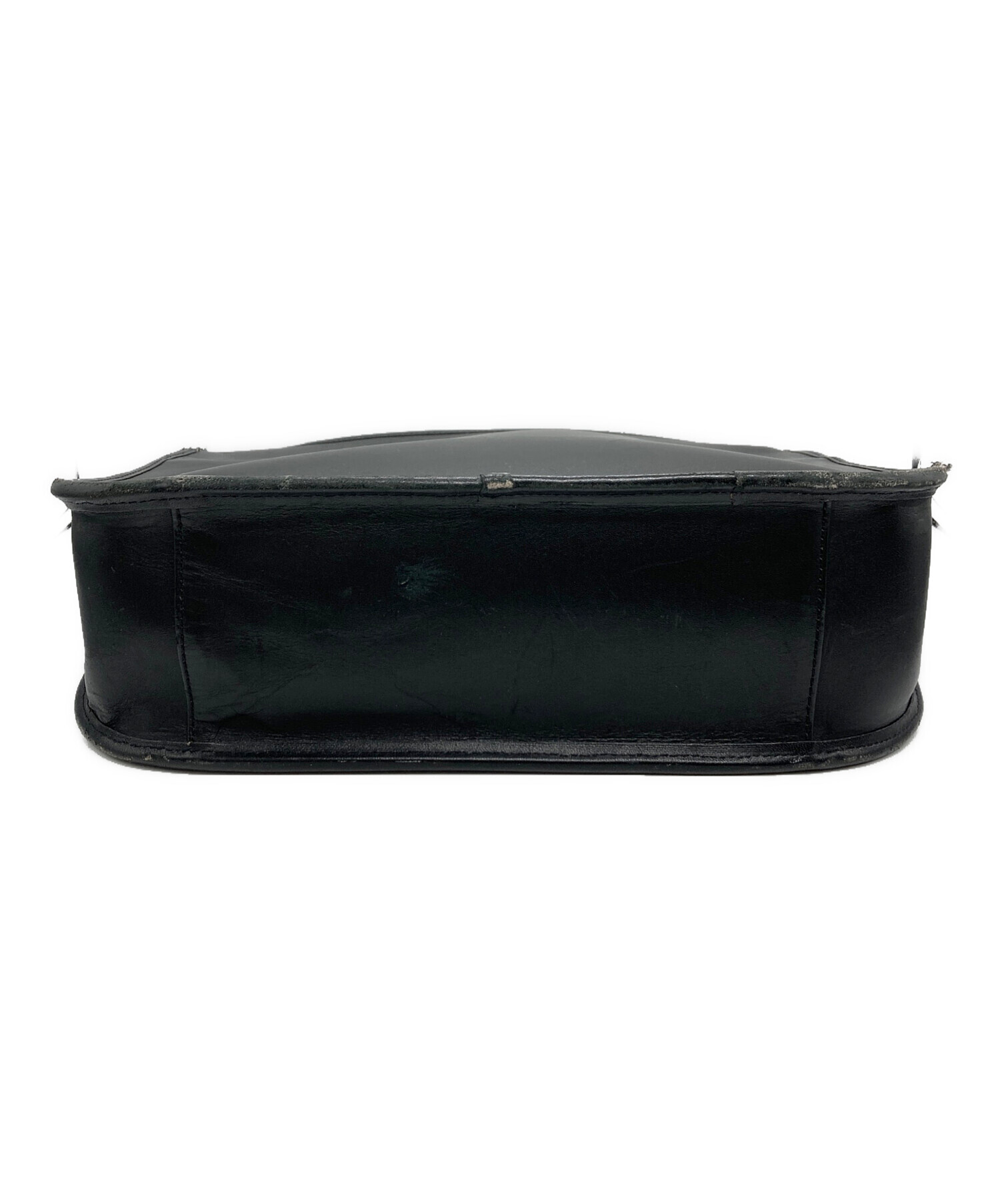 【未使用級】 COACH ビート ショルダーバッグ ブラック グラブタンレザー 中古・古着通販】COACH (コーチ) クラブタンレザーショルダーバッグ