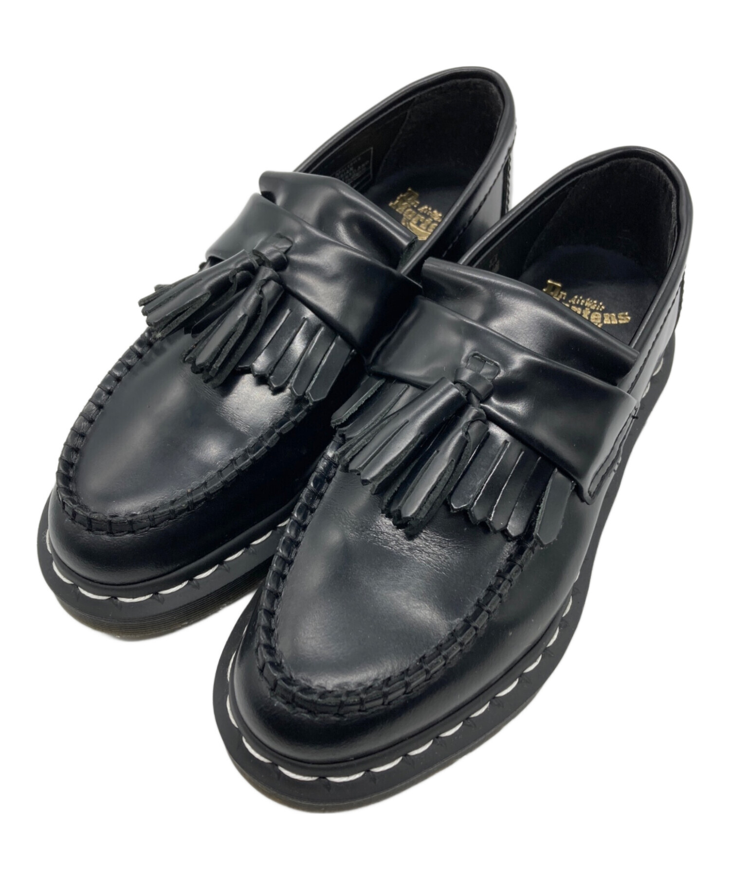 Dr. Martens タッセルローファー ブラック UK3 中古・古着通販】Dr.Martens (ドクターマーチン) ADRIAN/タッセル