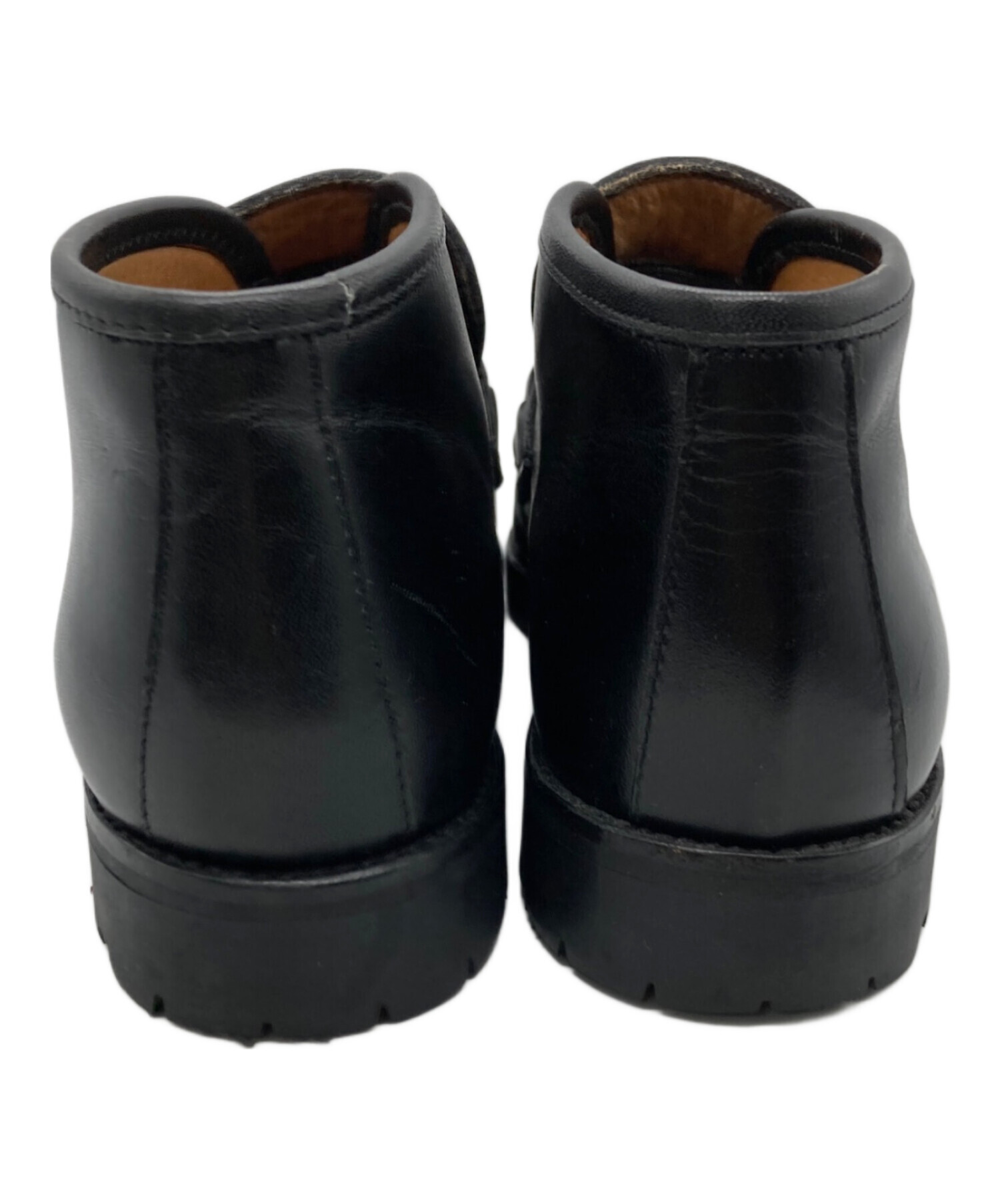 中古・古着通販】GUCCI (グッチ) ホースビットチャッカブーツ ブラック
