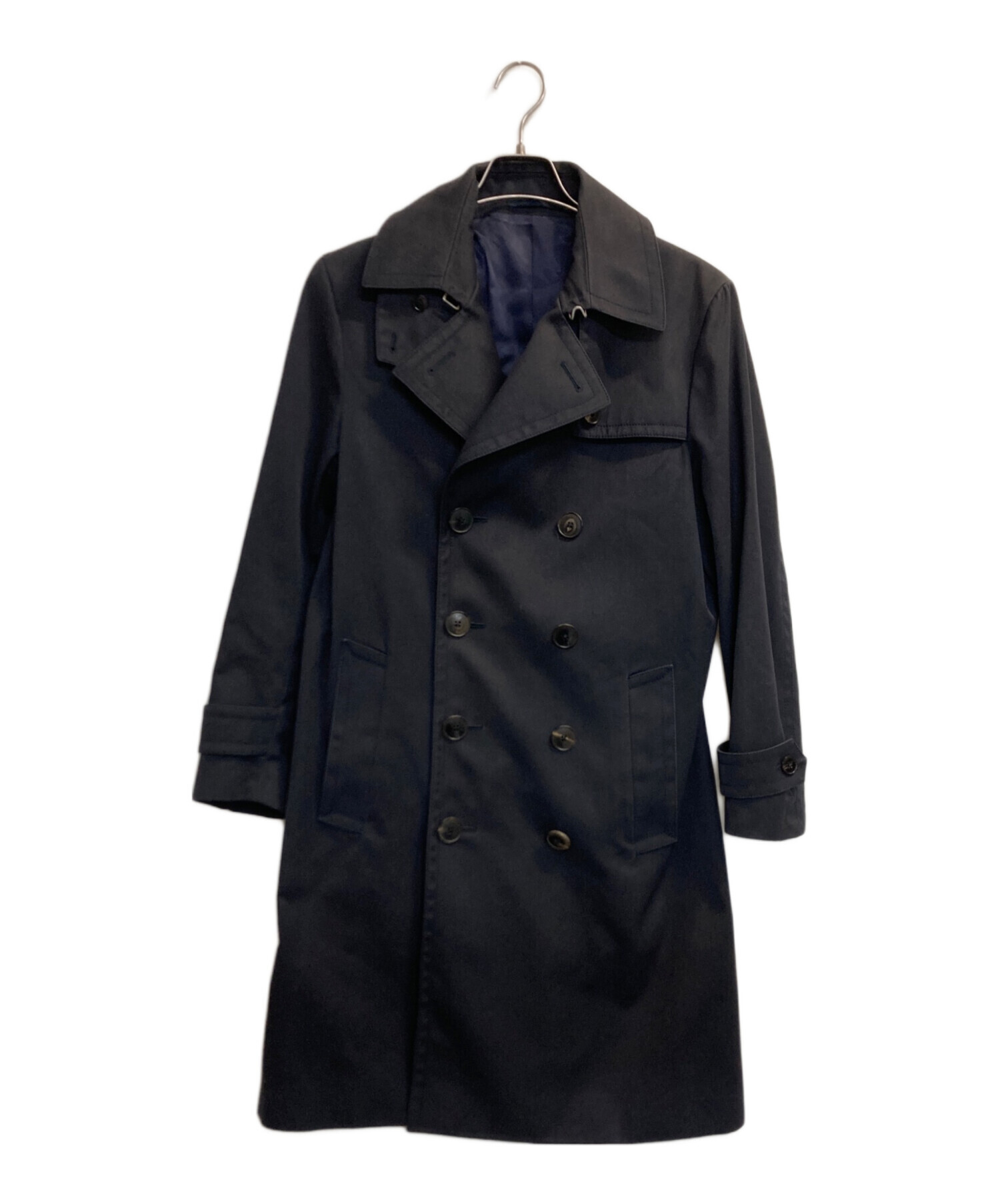 Gucci ブラック トレンチコート 中古・古着通販】GUCCI (グッチ) トレンチコート ブラック サイズ:44