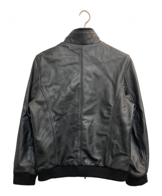 【極美品】LIUGOO シープスキン レザージャケット　L ブラック 中古・古着通販】LIUGOO LEATHERS (リューグーレザーズ) シープレザー
