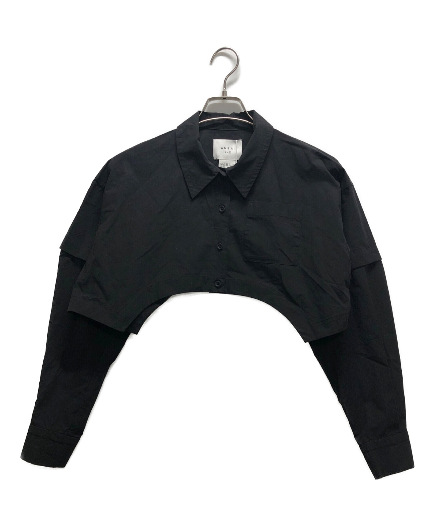 【美品】Ameri 2WAY SHORT SHIRT 中古・古着通販】AMERI (アメリ) 2WAY HEM DEFORMATION SHORT SHIRT