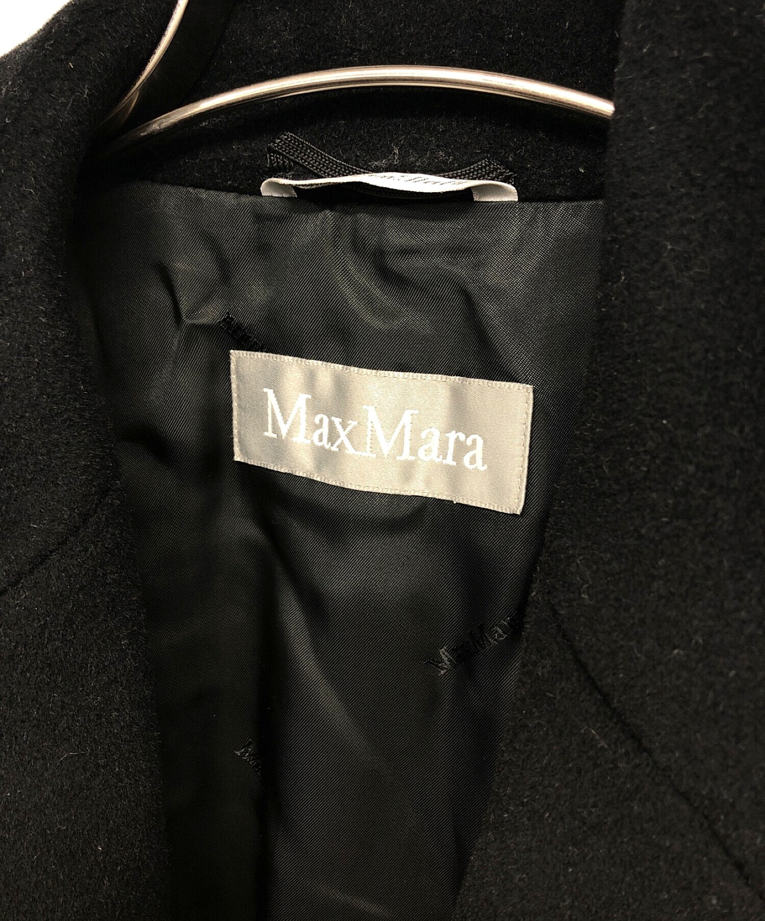 中古・古着通販】MaxMara (マックスマーラ) アンゴラ混ロングコート