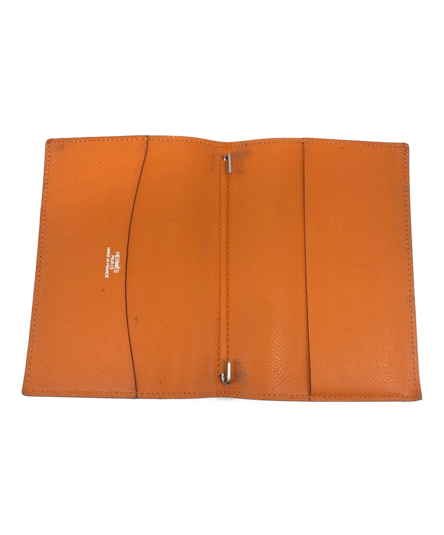 中古・古着通販】HERMES (エルメス) 手帳カバー オレンジ｜ブランド