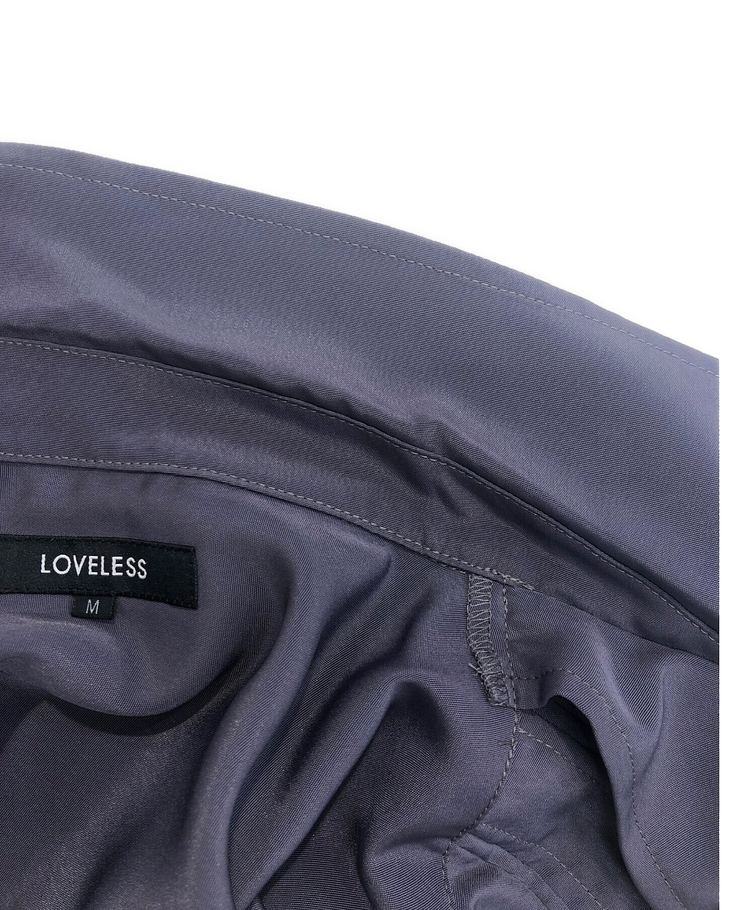 中古・古着通販】LOVELESS (ラブレス) キューバシャツ グレー サイズ:M