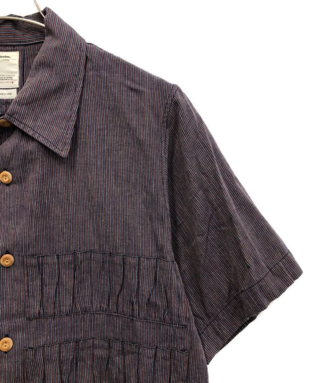 中古・古着通販】VISVIM (ビズビム) 半袖シャツ ブラウン サイズ:3