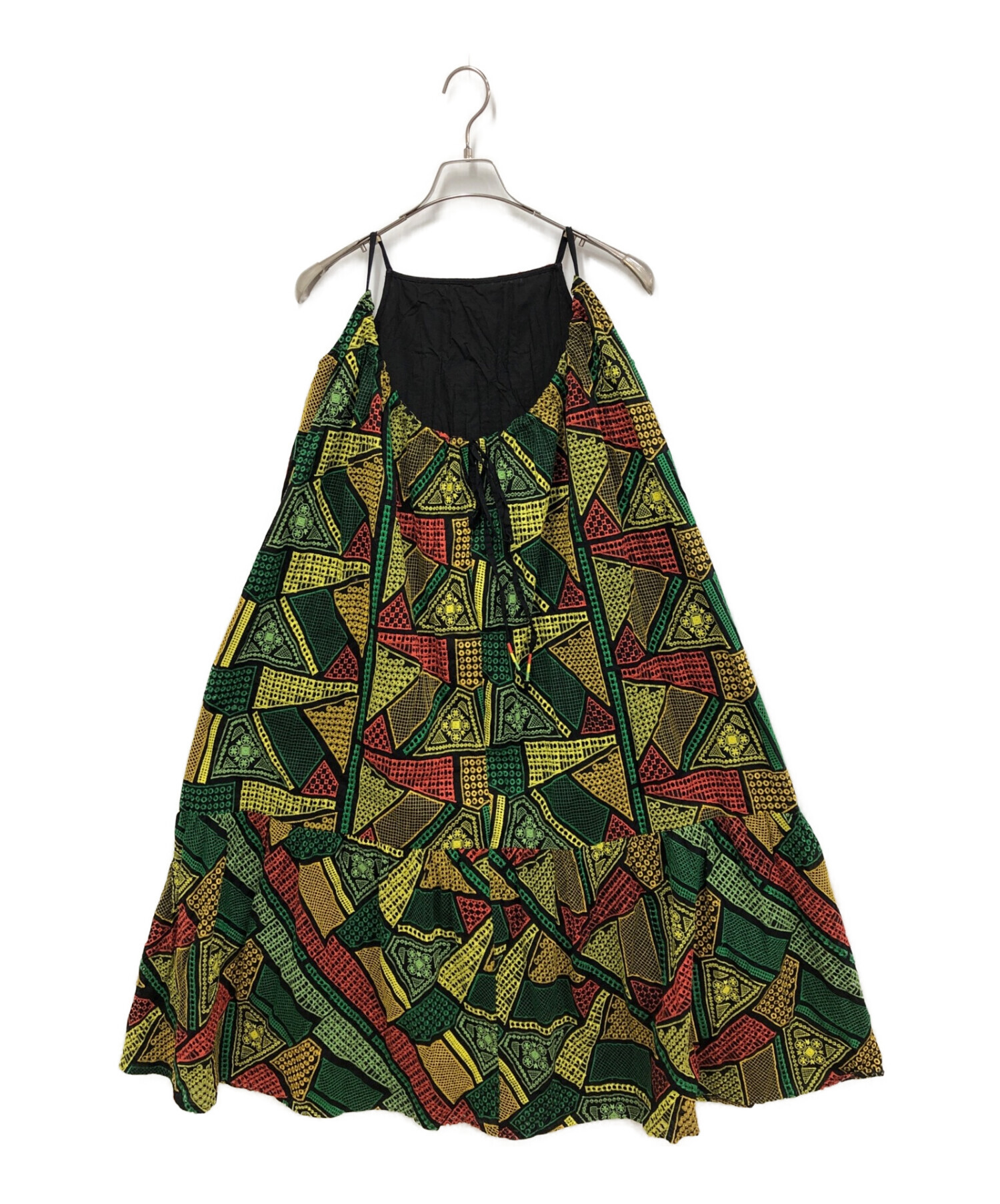 中古・古着通販】Ameri (アメリ) LINDA TURKEY ORGANIC DRESS グリーン 