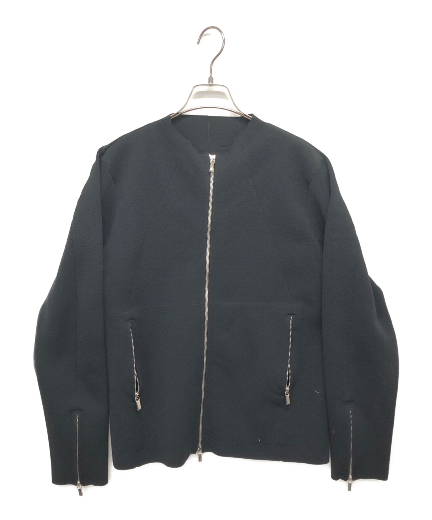 ATTACHMENT PEニット シングルライダースジャケット