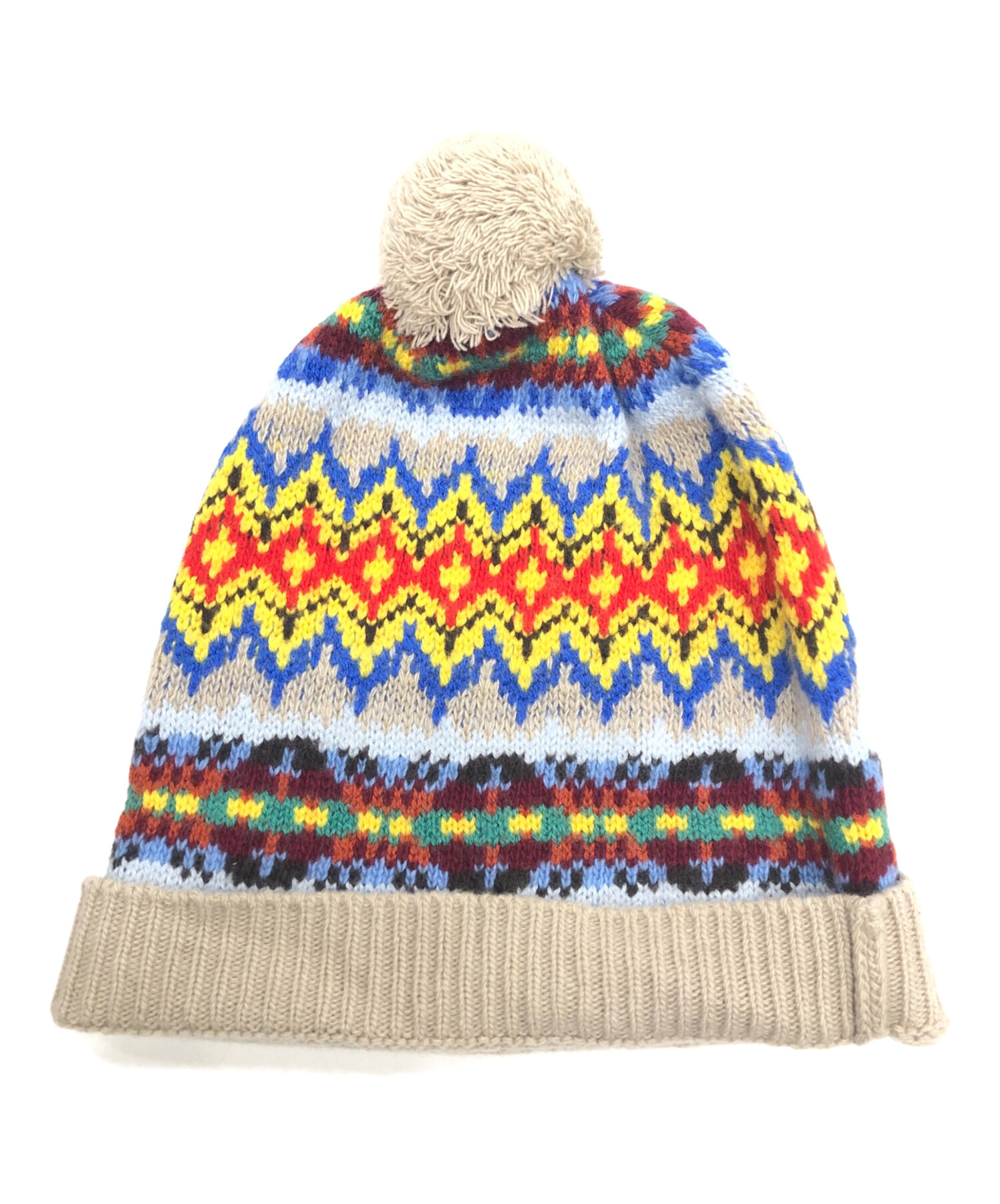 中古・古着通販】GUCCI (グッチ) ニット帽 ベージュ｜ブランド・古着