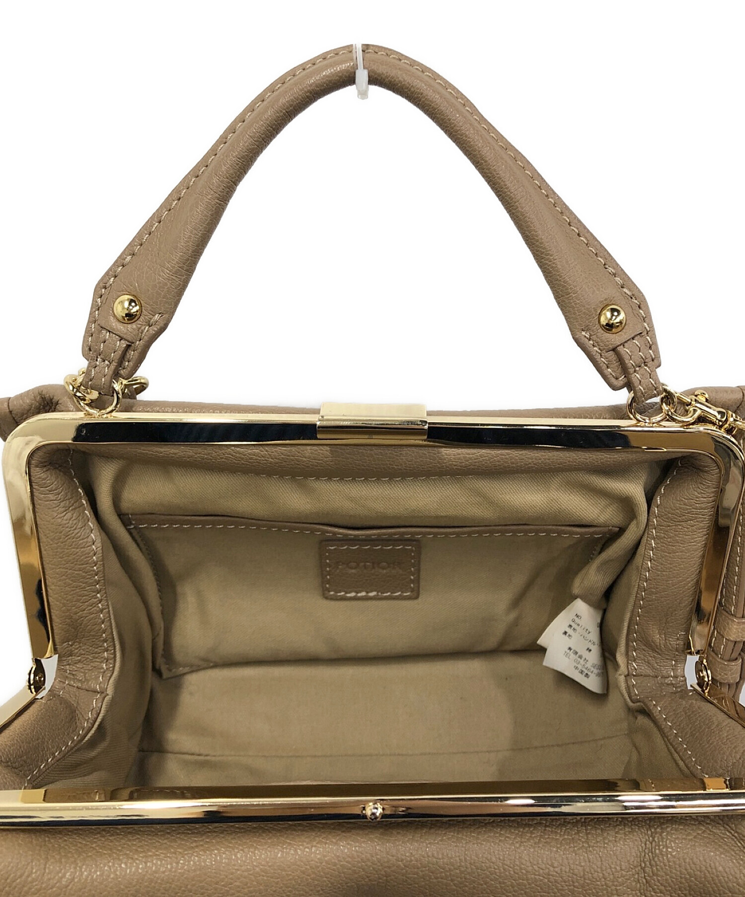 未使用品 PotioR ポティオール ADELE SMALL ショルダーバッグ黒 PotioR 