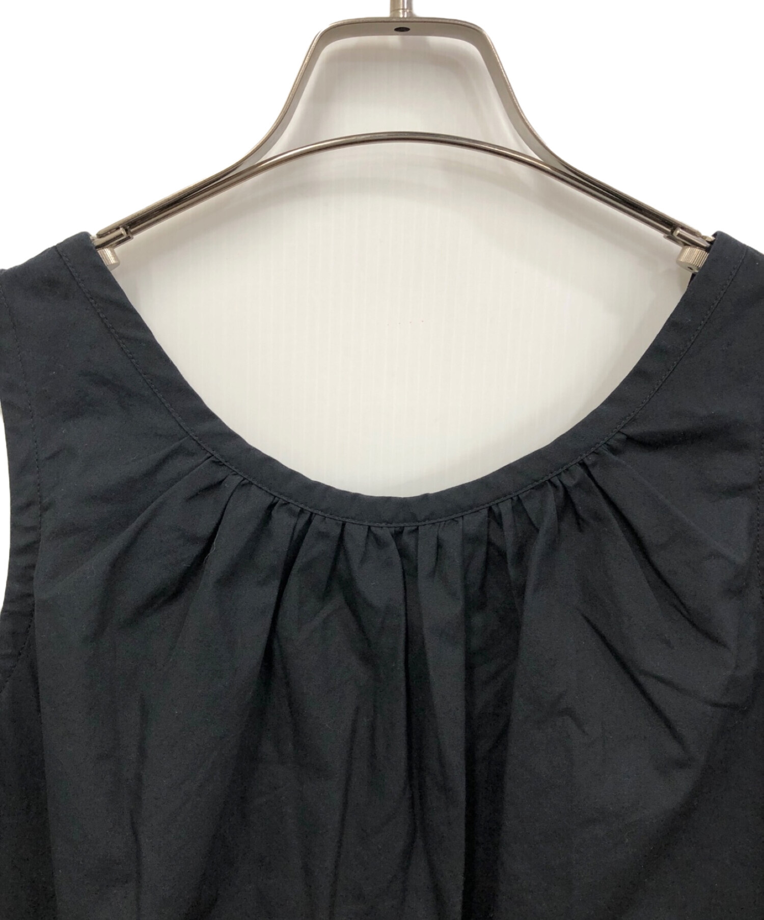 中古・古着通販】LIMI feu (リミフゥ) ノースリーブギャザーブラウス 
