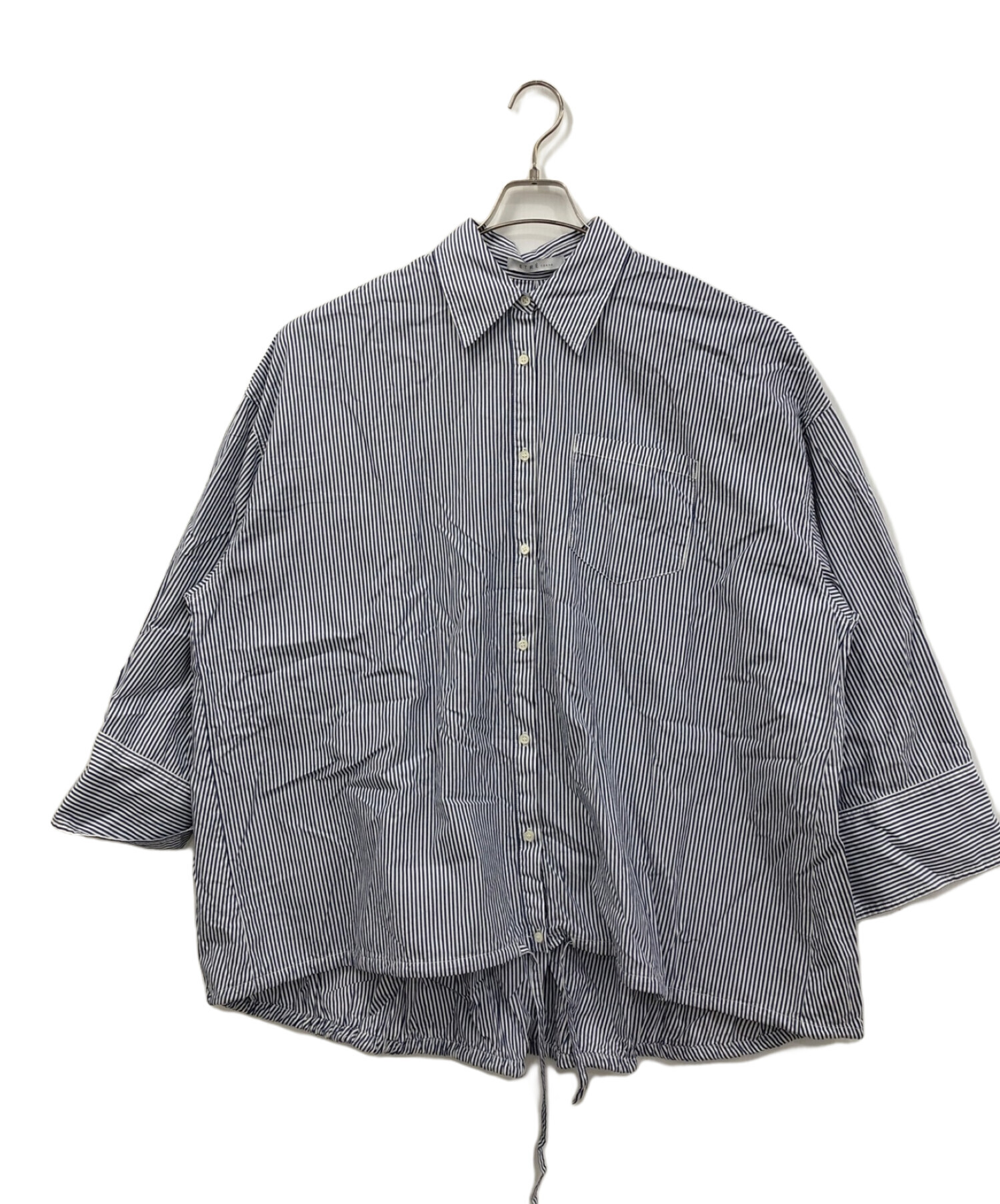 ファッション通販 ファッション バルーンシルエットシャツカラーロング