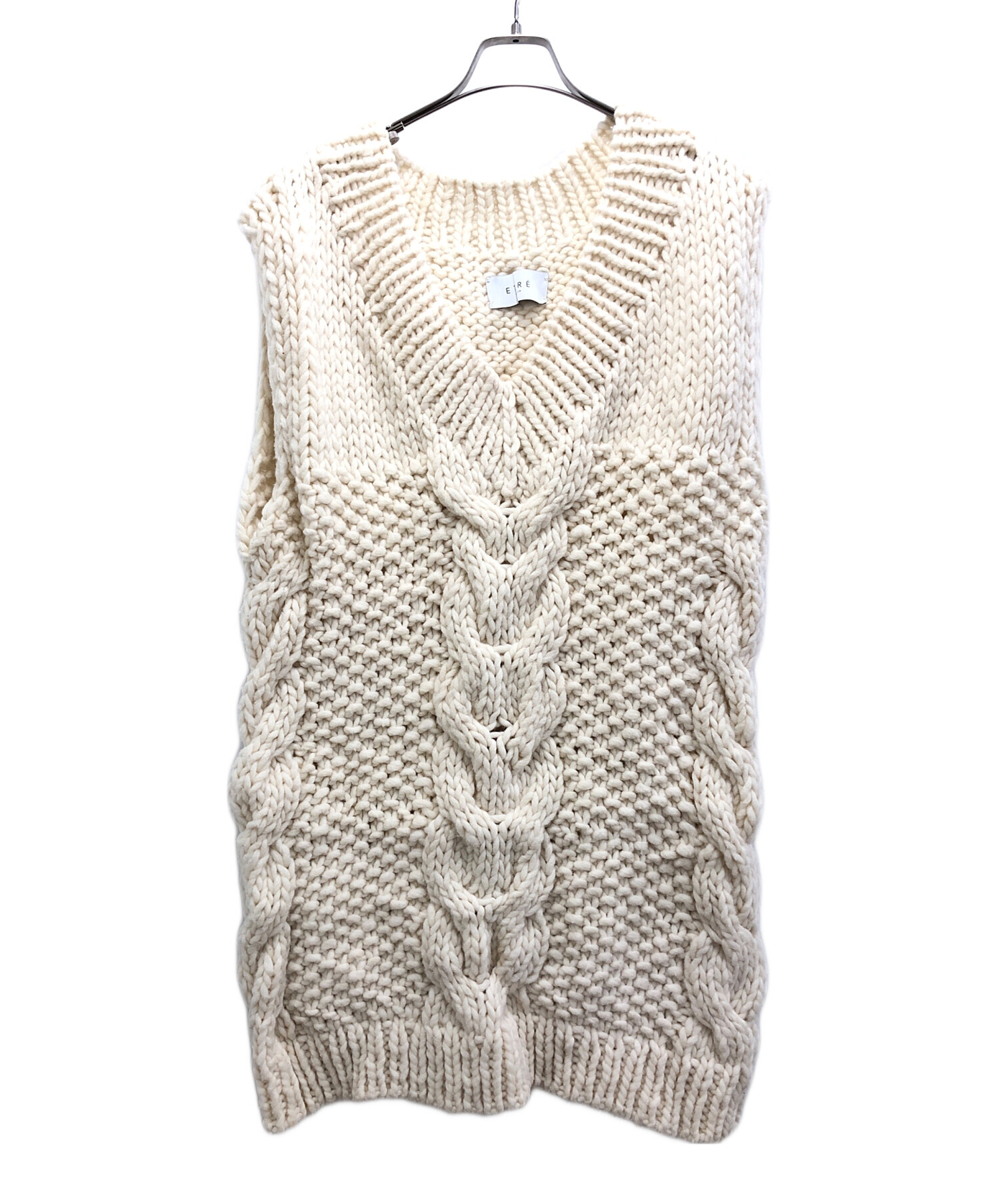 ETRE TOKYO のニットベスト ETRE TOKYO コットンリネンハイゲージ