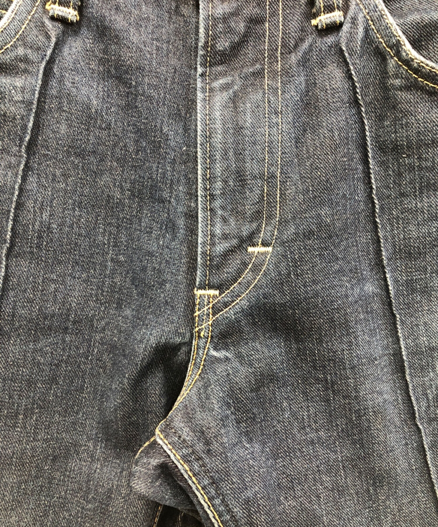 中古・古着通販】LEE (リー) センタープレスデニムパンツ インディゴ