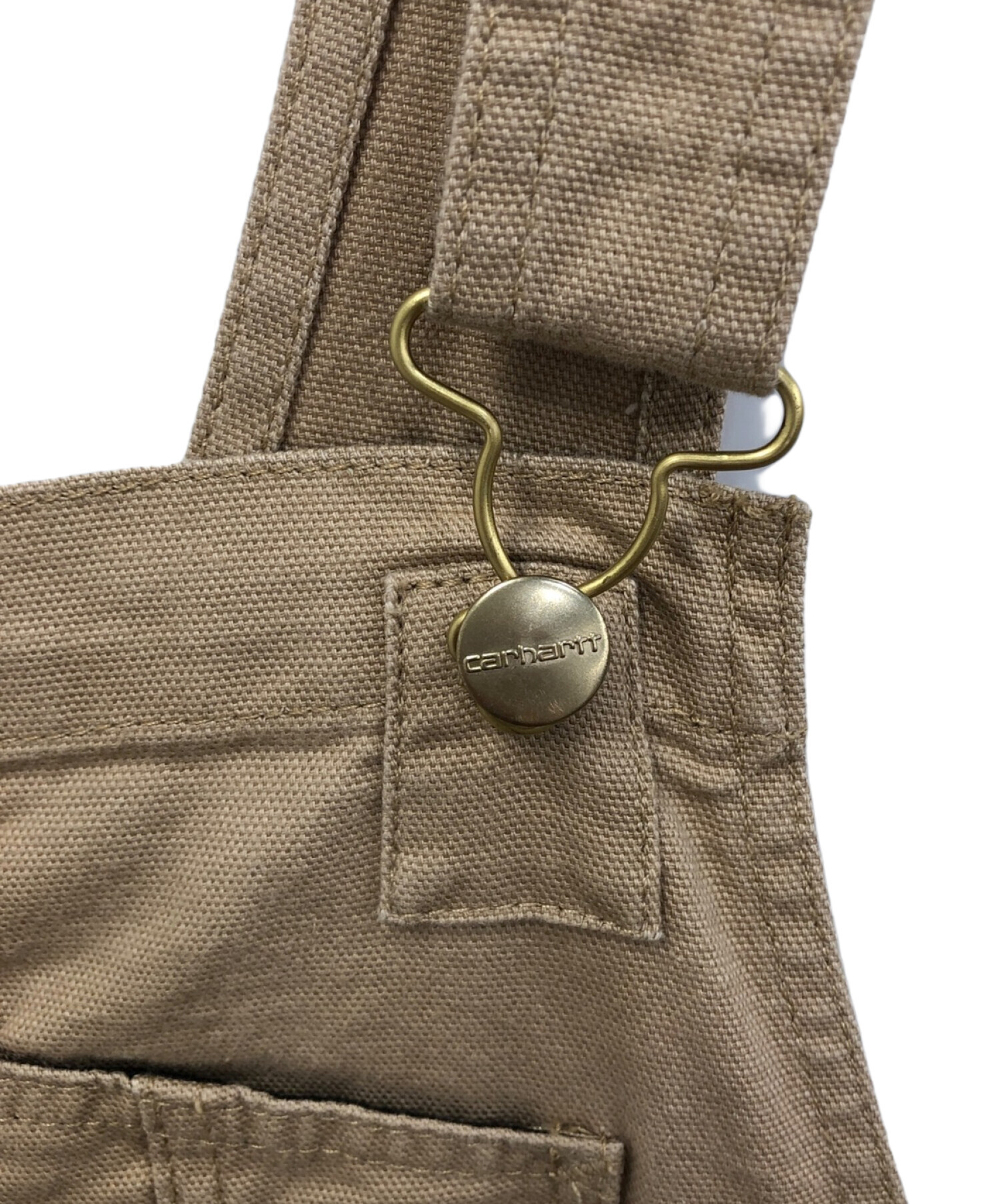 中古・古着通販】CarHartt (カーハート) オーバーオール ベージュ