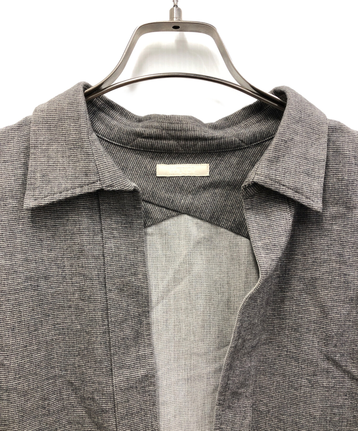 中古・古着通販】ULTERIOR (アルテリア) シャツ グレー サイズ:3