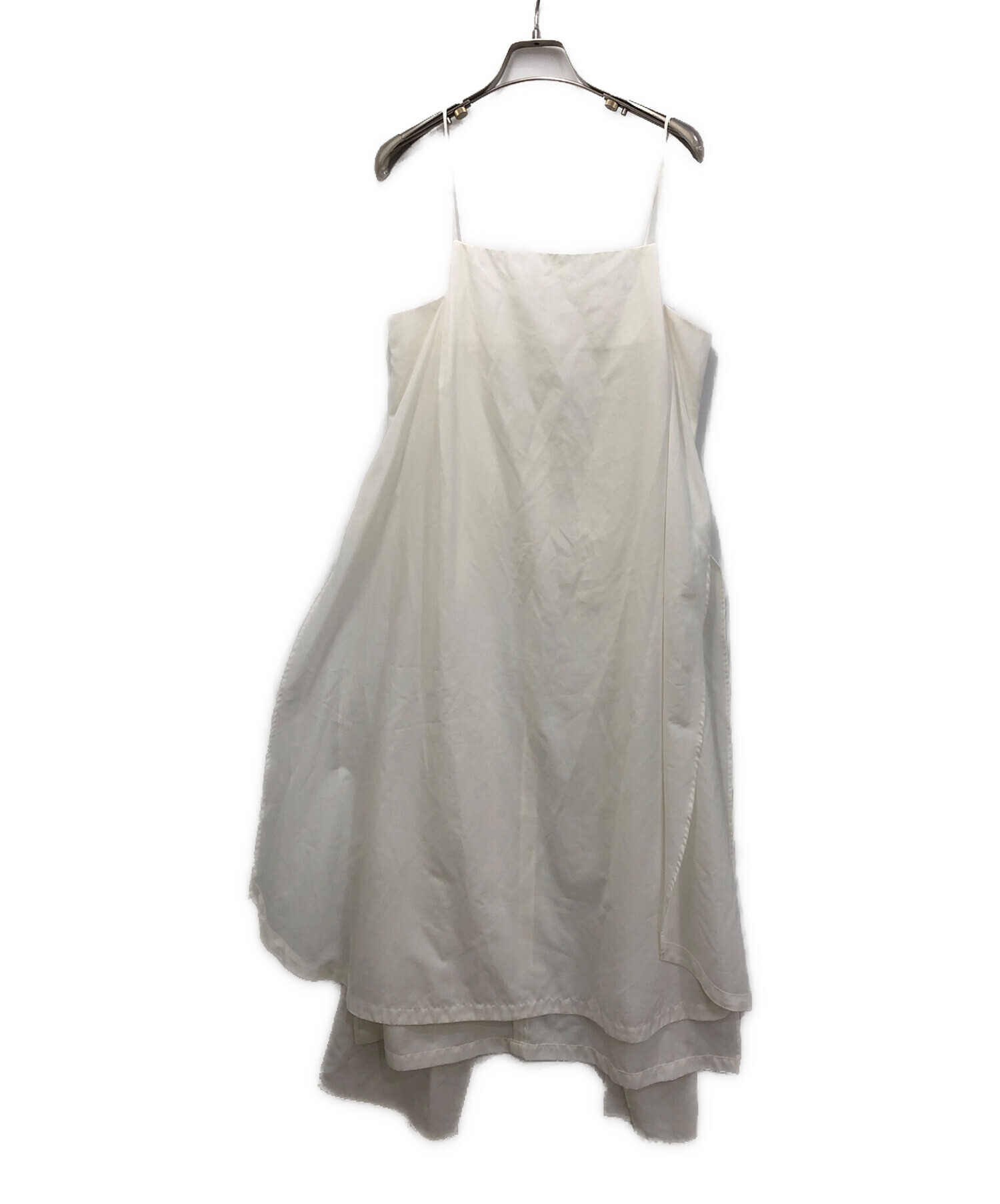 IIROT / キャミワンピース/36/コットン/BEG/018-022-CD06 中古・古着通販】IIROT (イロット) コットンキャミワンピース ホワイト