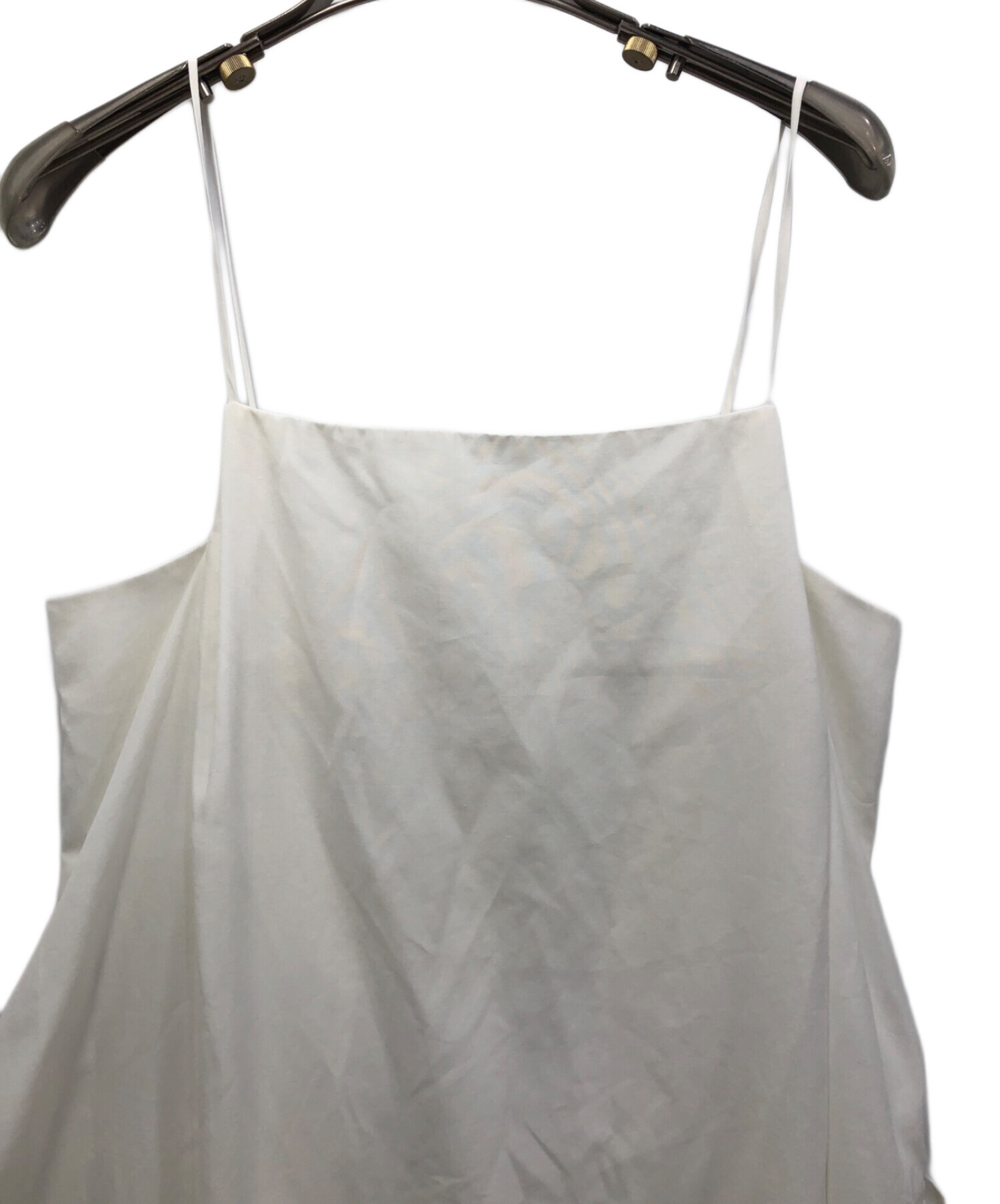 中古・古着通販】IIROT (イロット) コットンキャミワンピース ホワイト