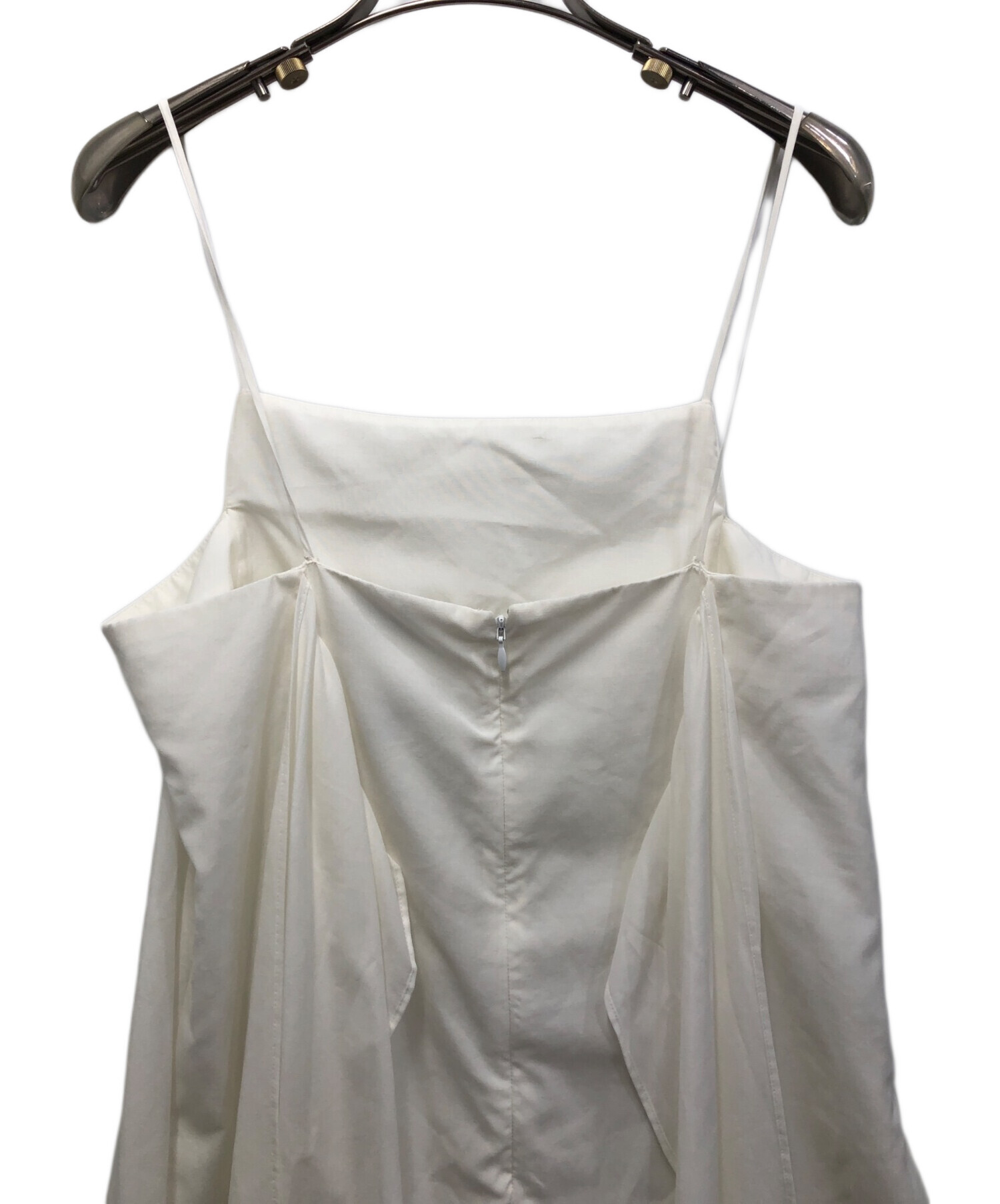 中古・古着通販】IIROT (イロット) コットンキャミワンピース ホワイト