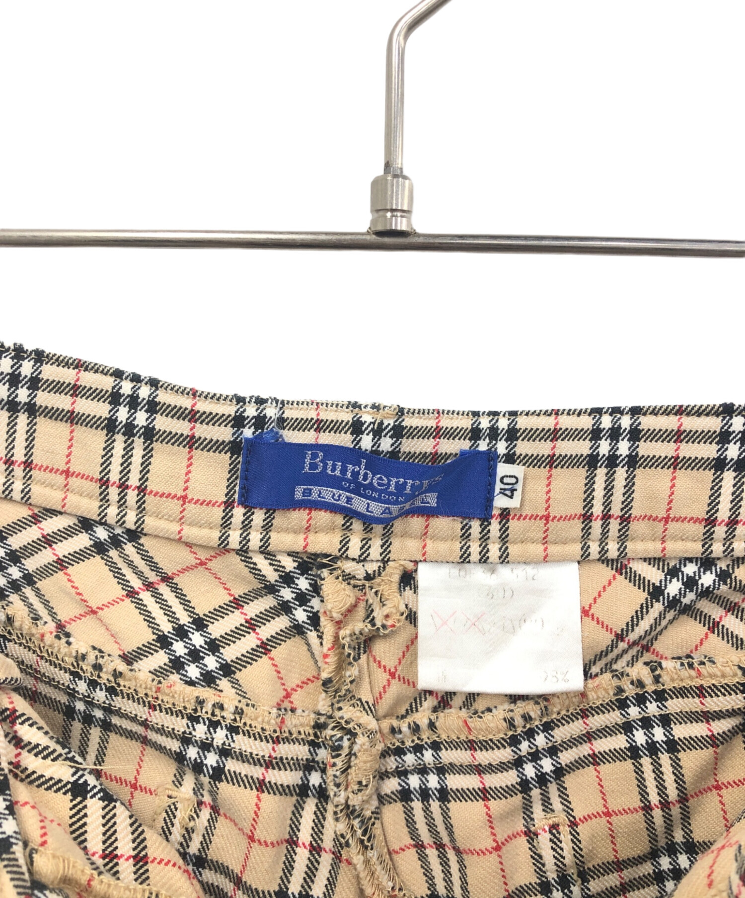 中古・古着通販】Burberry's (バーバリーズ) ノバチェックパンツ 中古・古着通販】Burberry's (バーバリーズ) ノバチェックパンツ
