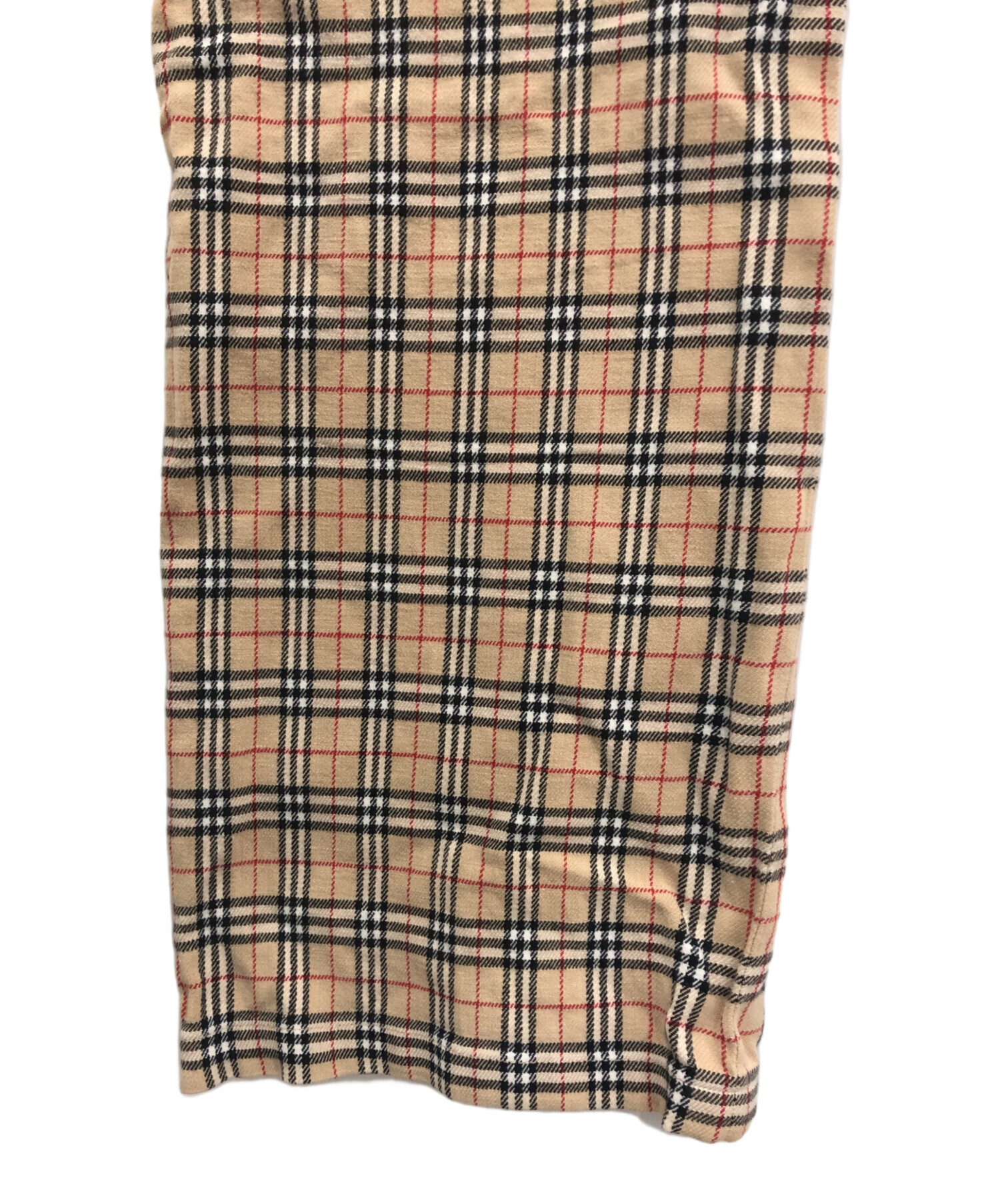 バーバリー キュロット パンツ ヴィンテージ ノバチェック ベージュ Ｍ バーバリー キュロット パンツ ヴィンテージ ノバチェック ベージュ M