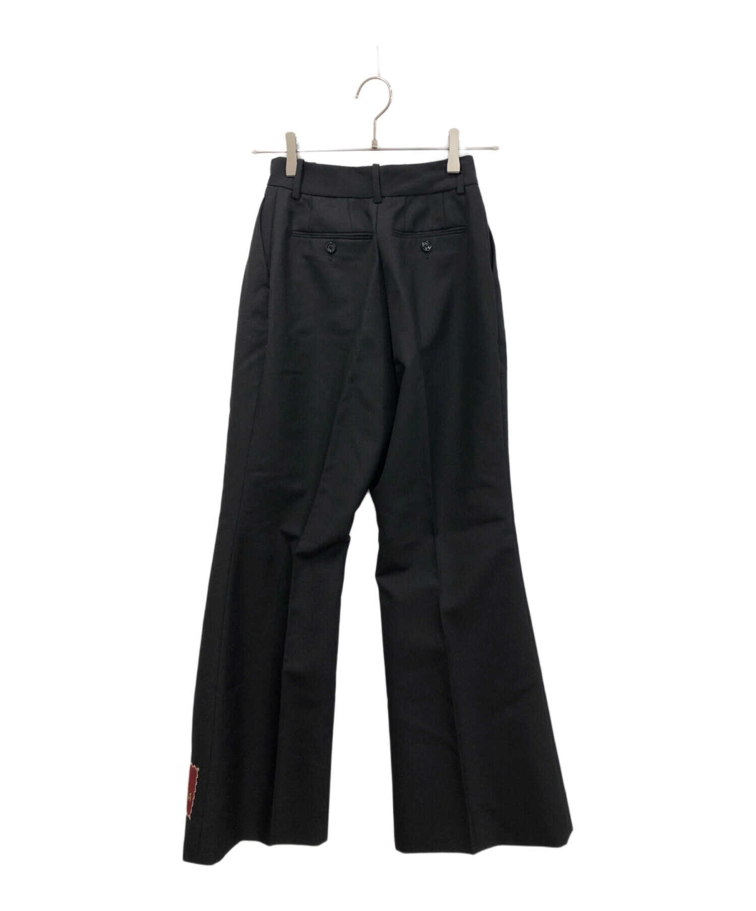 中古・古着通販】GUCCI (グッチ) パンツ ブラック サイズ:（※ｳｴｽﾄｻｲｽﾞ