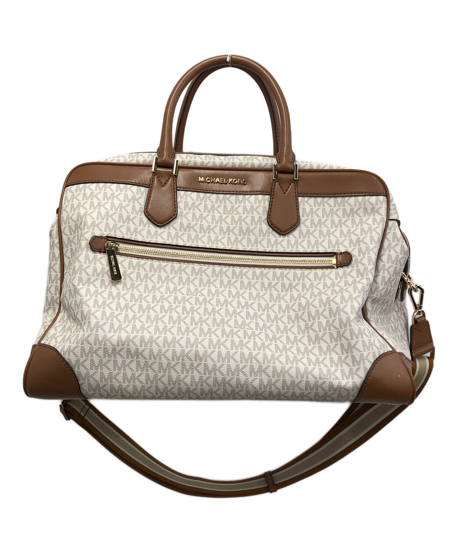 中古・古着通販】MICHAEL KORS (マイケルコース) MK柄ボストンバッグ 