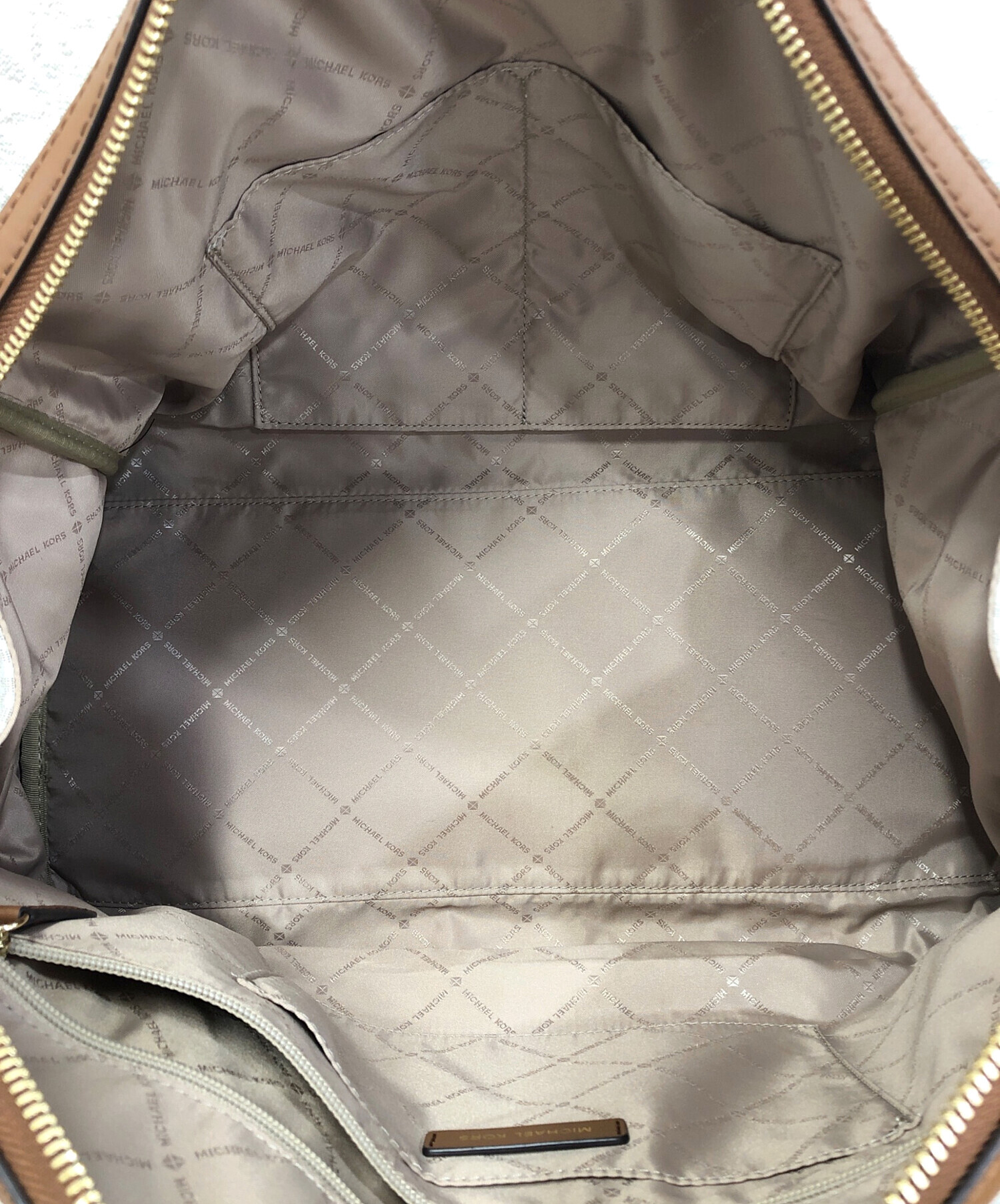 中古・古着通販】MICHAEL KORS (マイケルコース) MK柄ボストンバッグ 