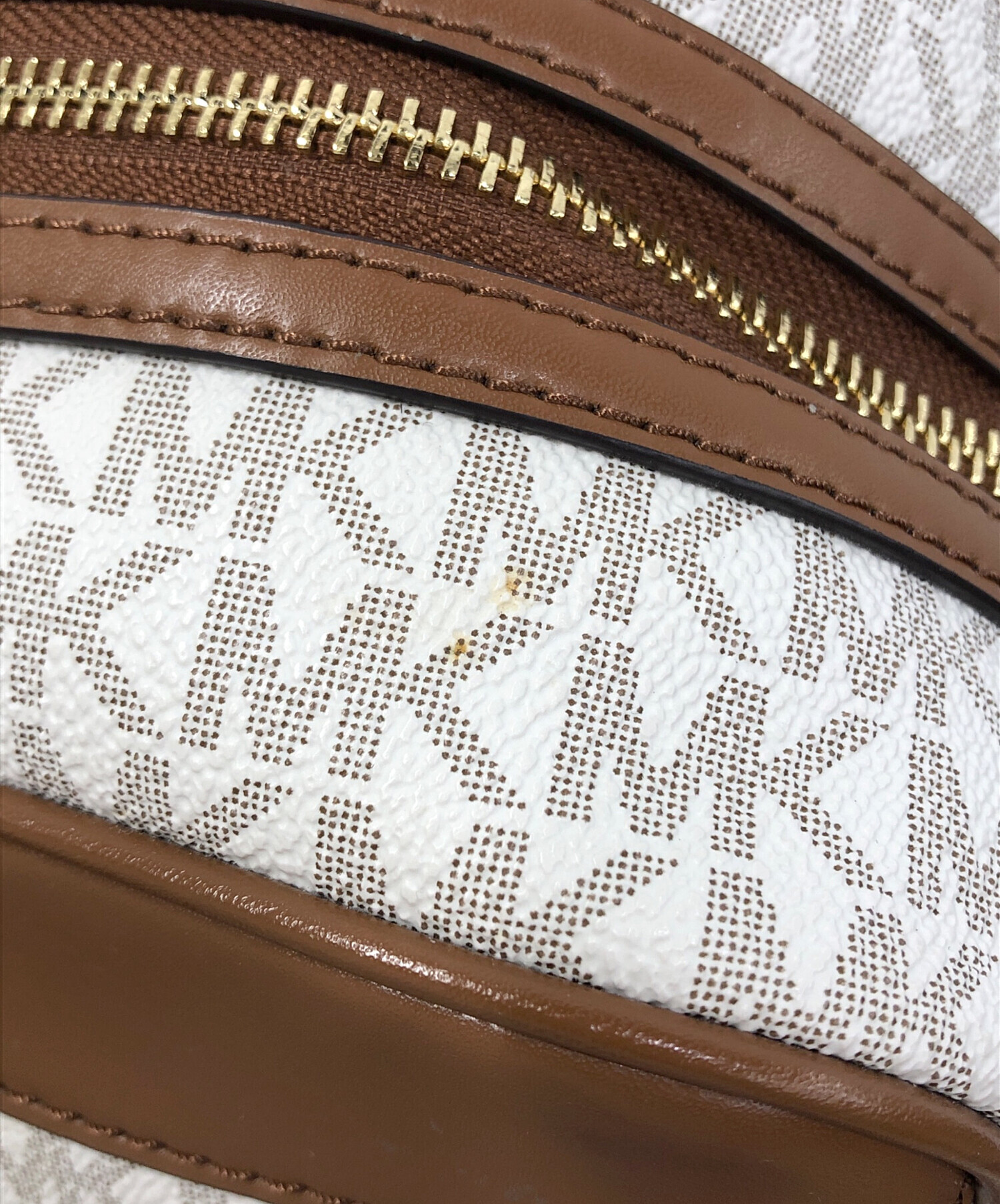 中古・古着通販】MICHAEL KORS (マイケルコース) MK柄ボストンバッグ 