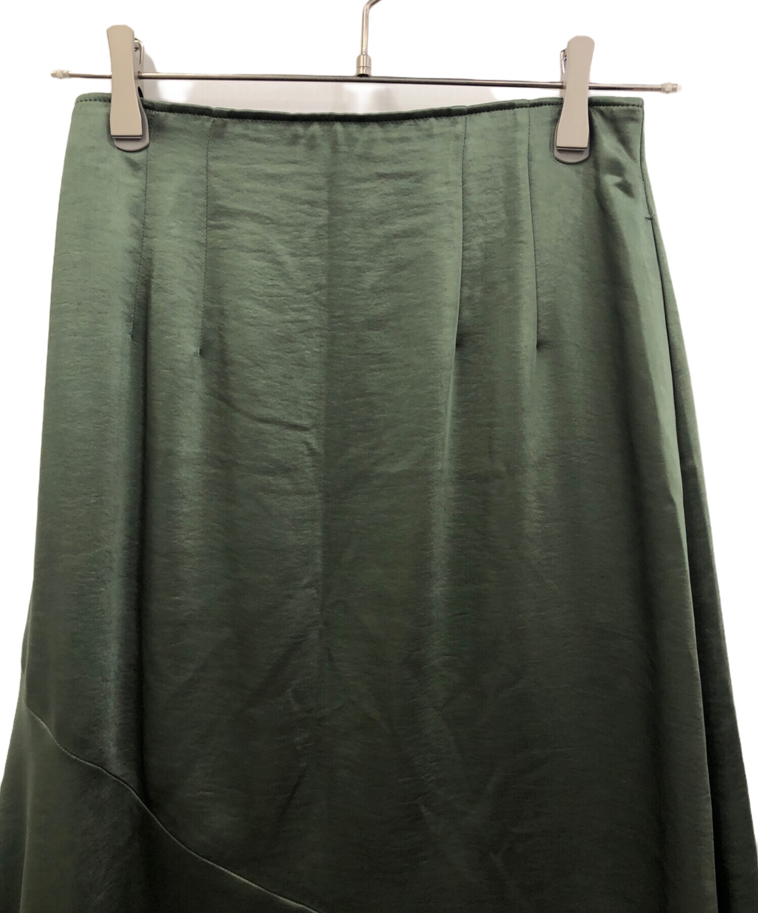 中古・古着通販】crewre (クルー) ドレープサテンマキシスカート