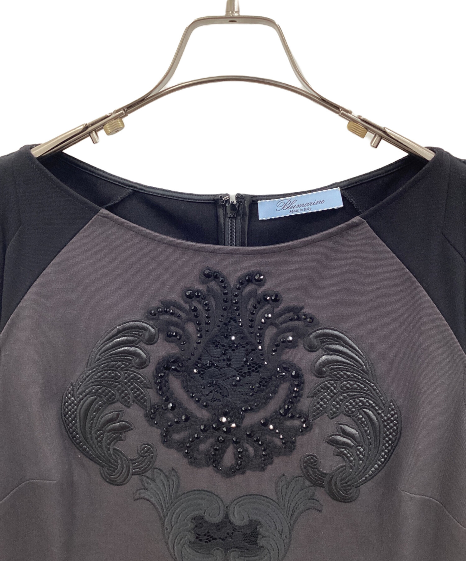 中古・古着通販】BLUMARINE (ブルマリン) ビジューデザインワンピース 