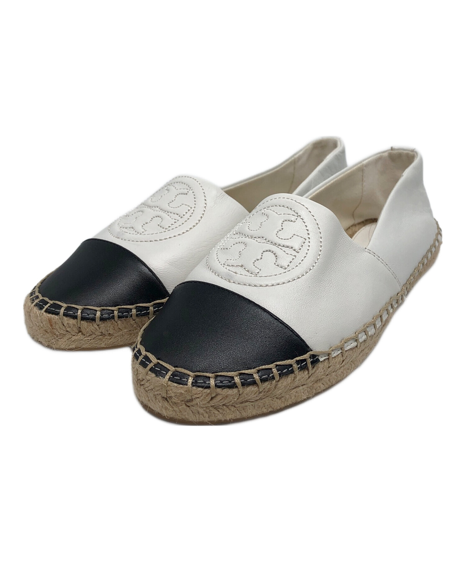 中古・古着通販】TORY BURCH (トリーバーチ) エスパドリーユ ホワイト 