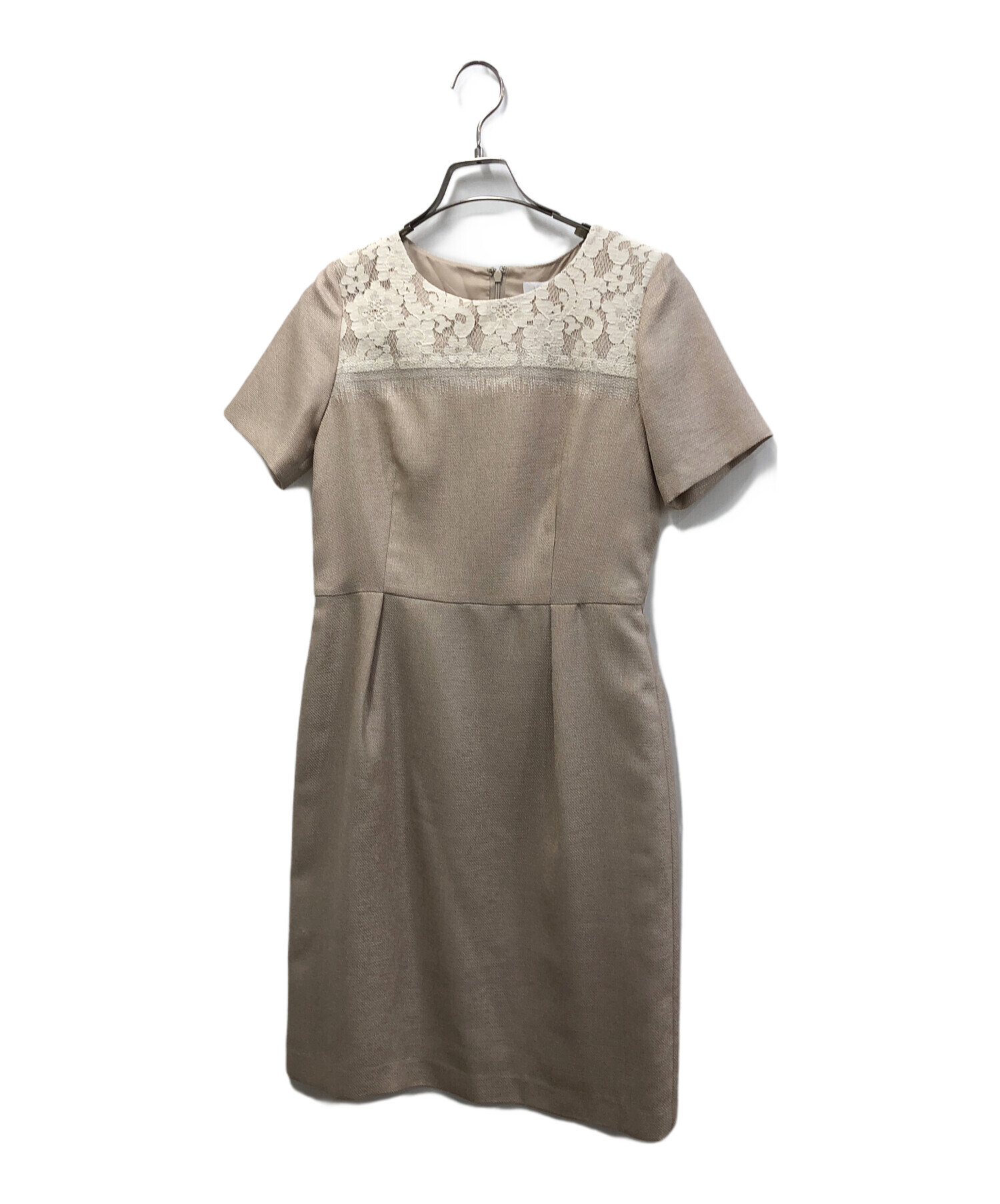 中古・古着通販】LESTERA (レステラ) ワンピース ベージュ サイズ:M 未  