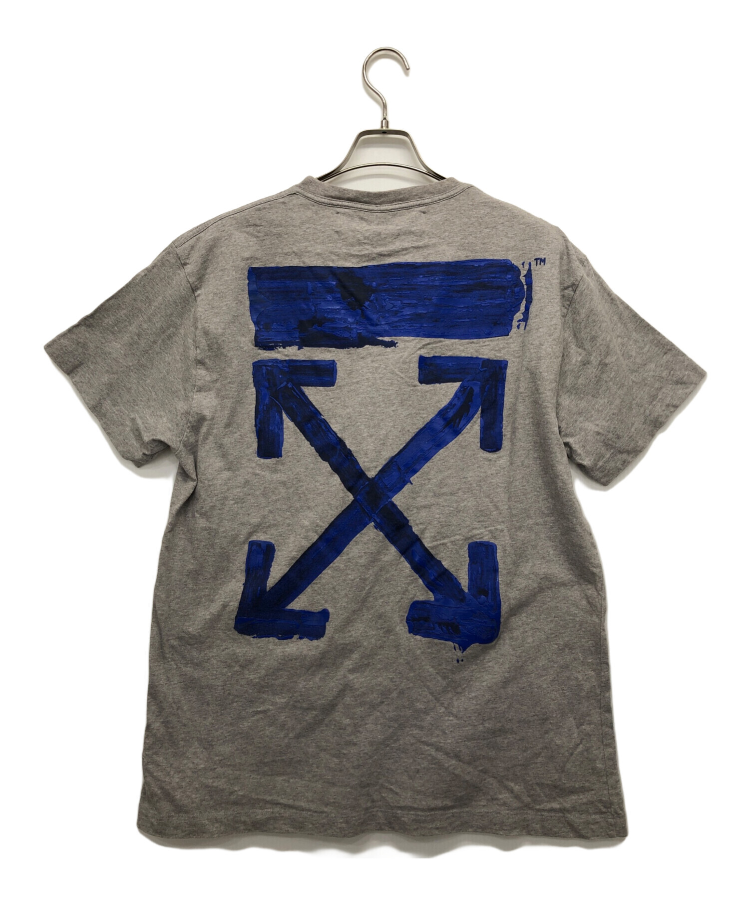 中古・古着通販】OFFWHITE (オフホワイト) Tシャツ グレー サイズ:XXS 