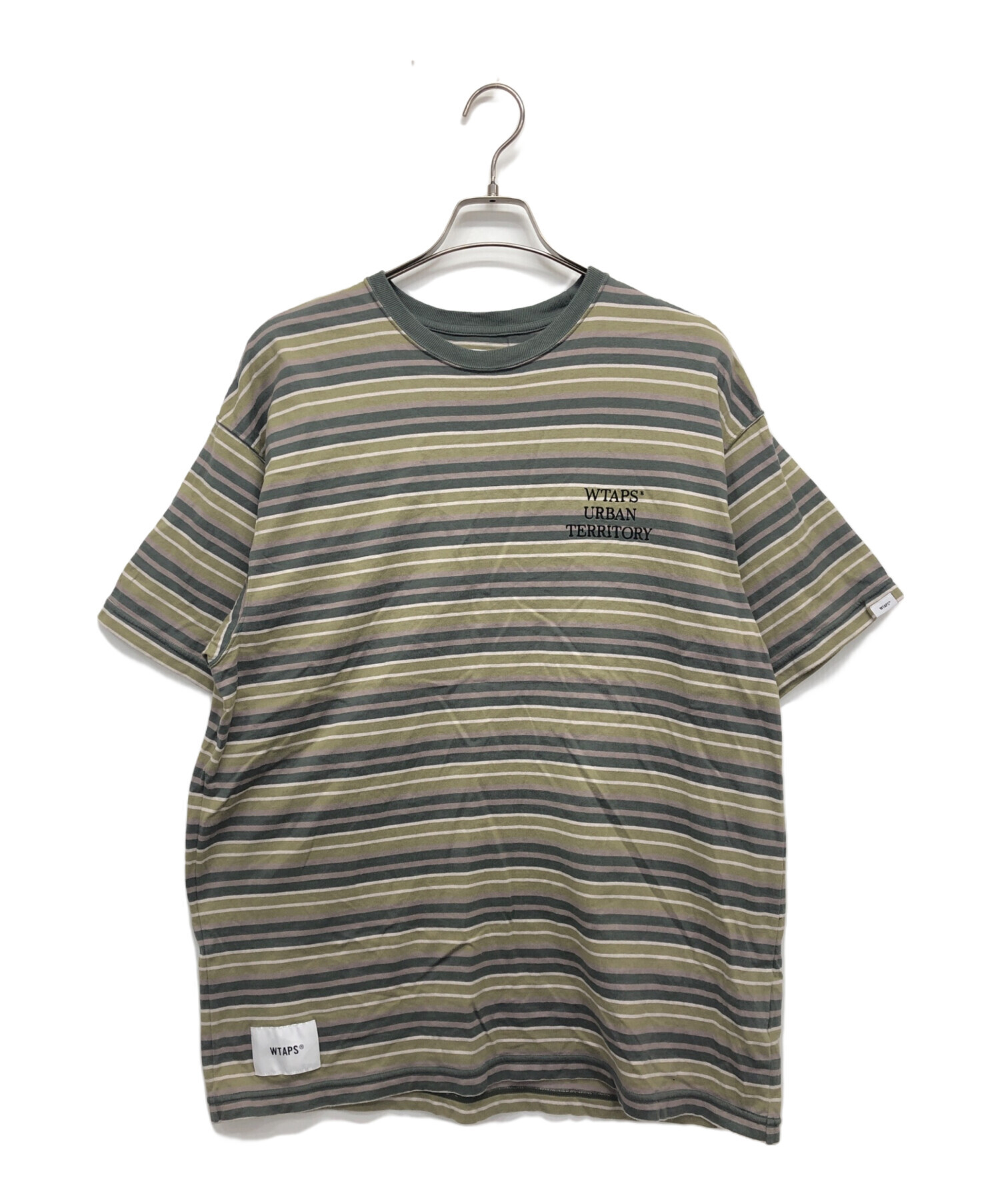 wtaps Tシャツ ボーダー WTAPS ダブルタップス 23SS BDY 01/SS/COTTON