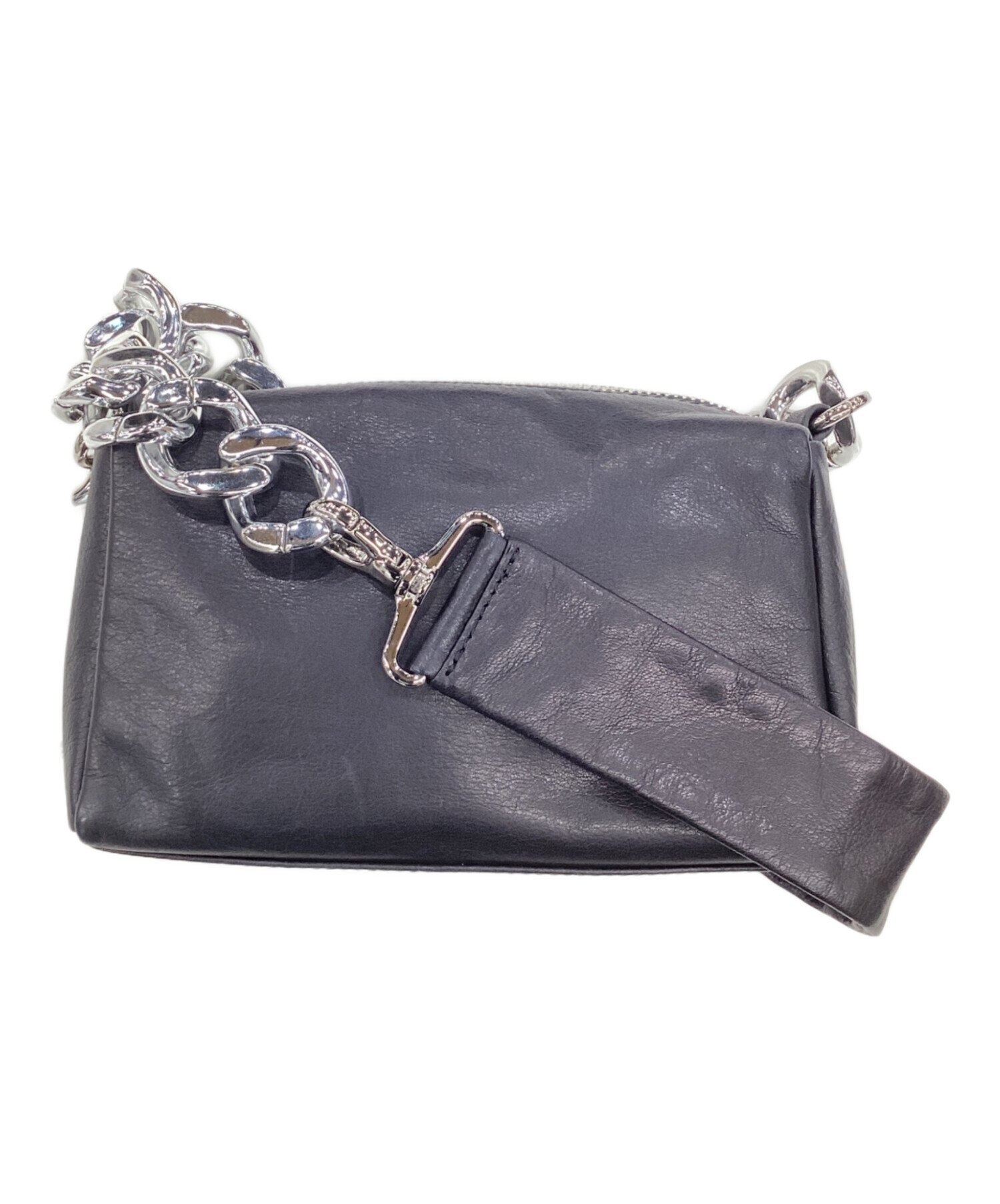 中古・古着通販】kawa-kawa (カワカワ) レザーショルダーバッグ