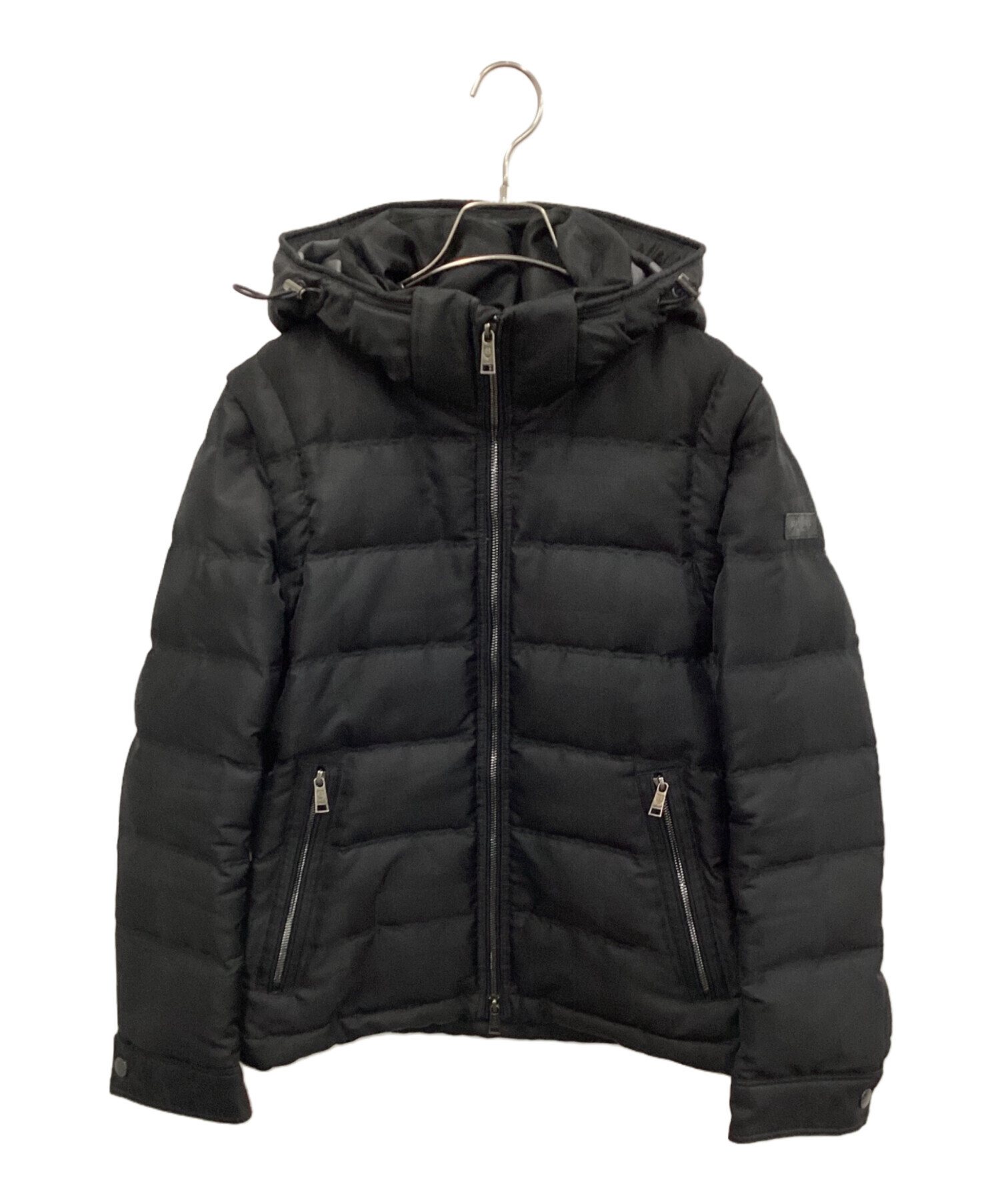 BLACK LABEL CRESTBRIDGE / ダウンジャケット/M/ポリエステル/BLK/51F08-807-09 中古・古着通販】BLACK LABEL CRESTBRIDGE (ブラックレーベル クレスト