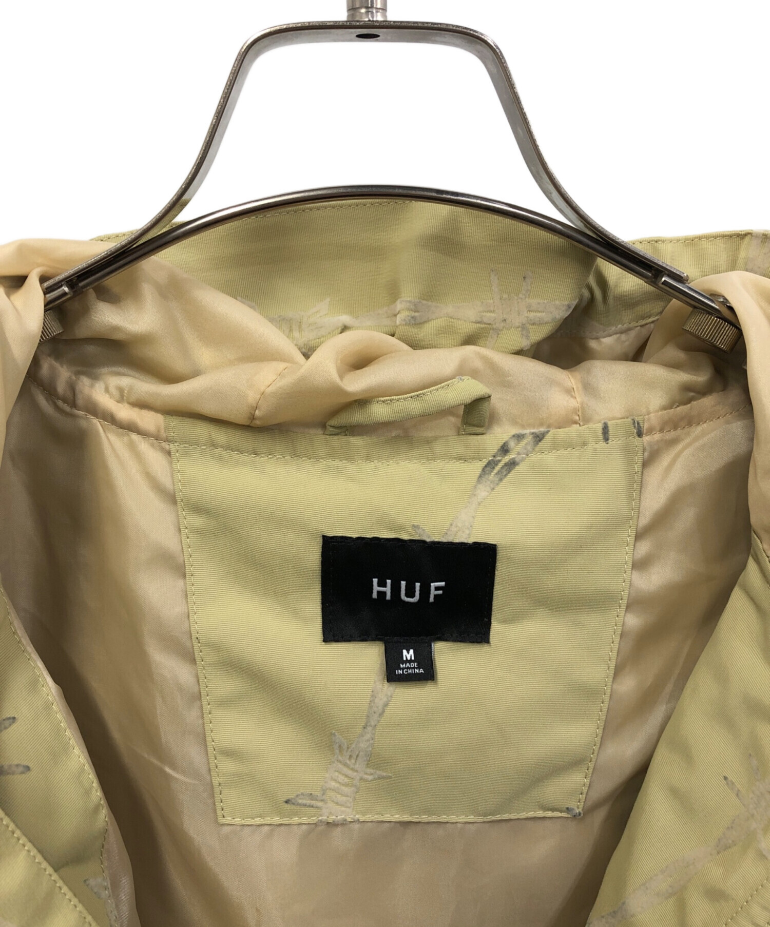 中古・古着通販】HUF (ハフ) RESERVOIR JACKET ベージュ サイズ:M