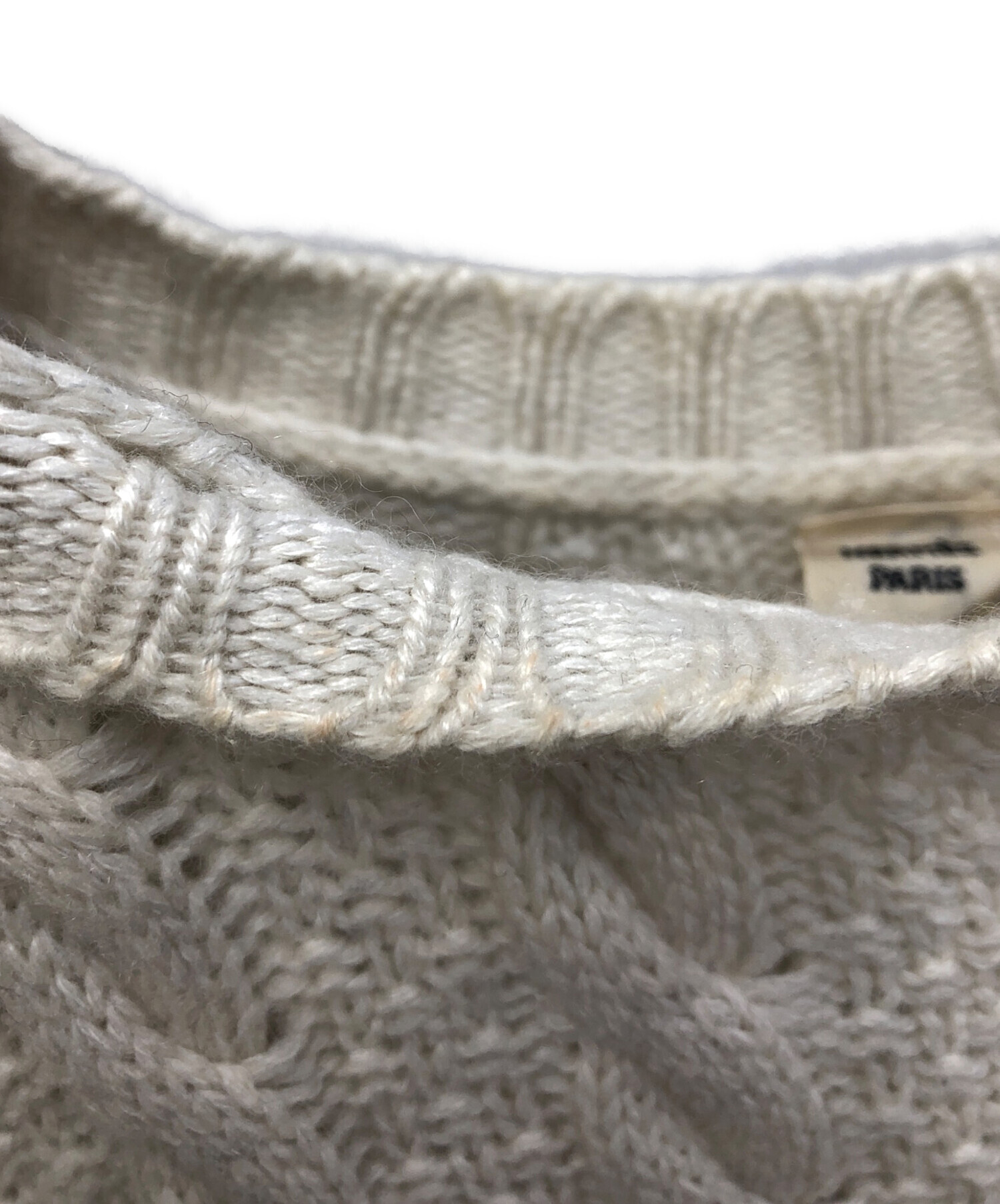 中古・古着通販】HERMES (エルメス) カシミヤ混ニットワンピース