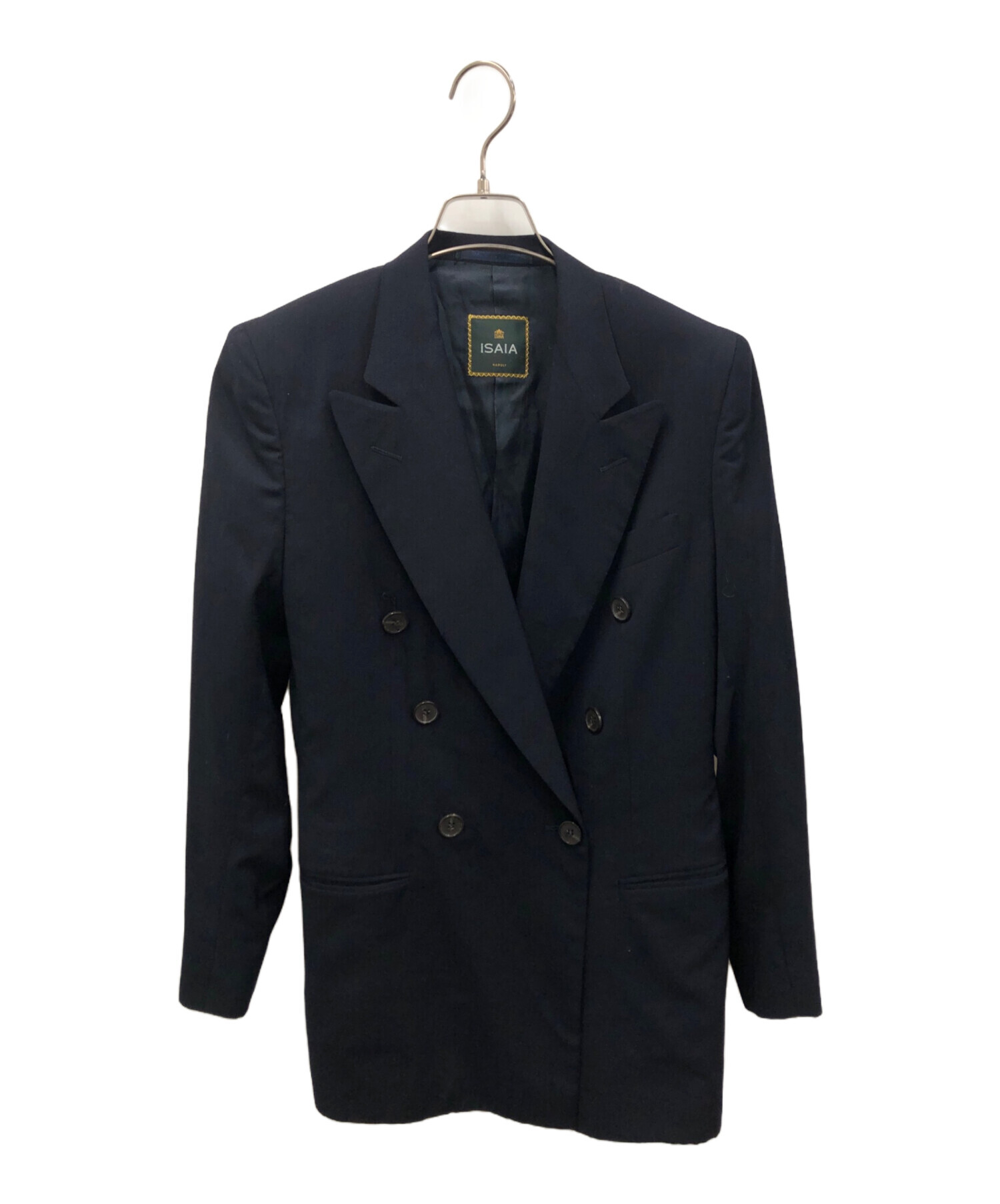 isaia イザイア　テラードジャケット　44 中古・古着通販】ISAIA (イザイア) ダブルテーラードジャケット