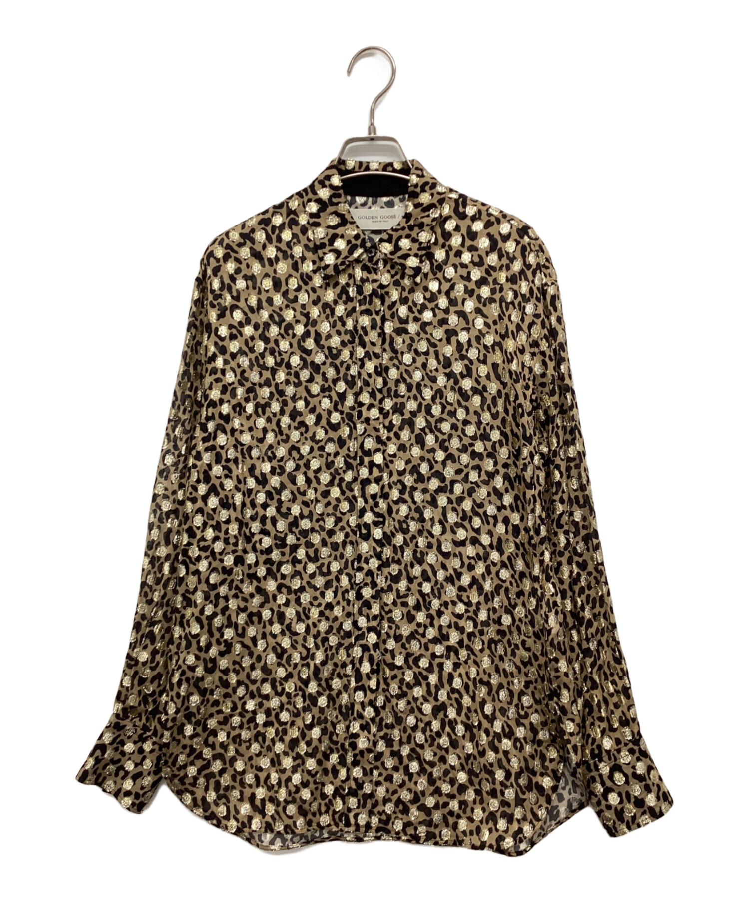 中古・古着通販】GOLDEN GOOSE (ゴールデングース) レオパードシャツ 