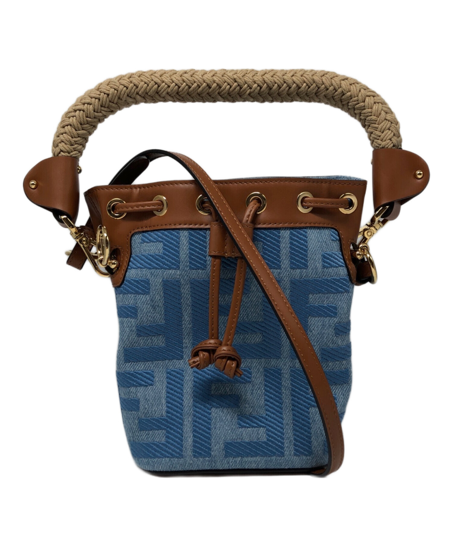 FENDI フェンディ ミニ バケット スモール スパンコール 2way バッグ フェンディ フェンディミニバケット ミニバケット ファー×レザー 2WAY