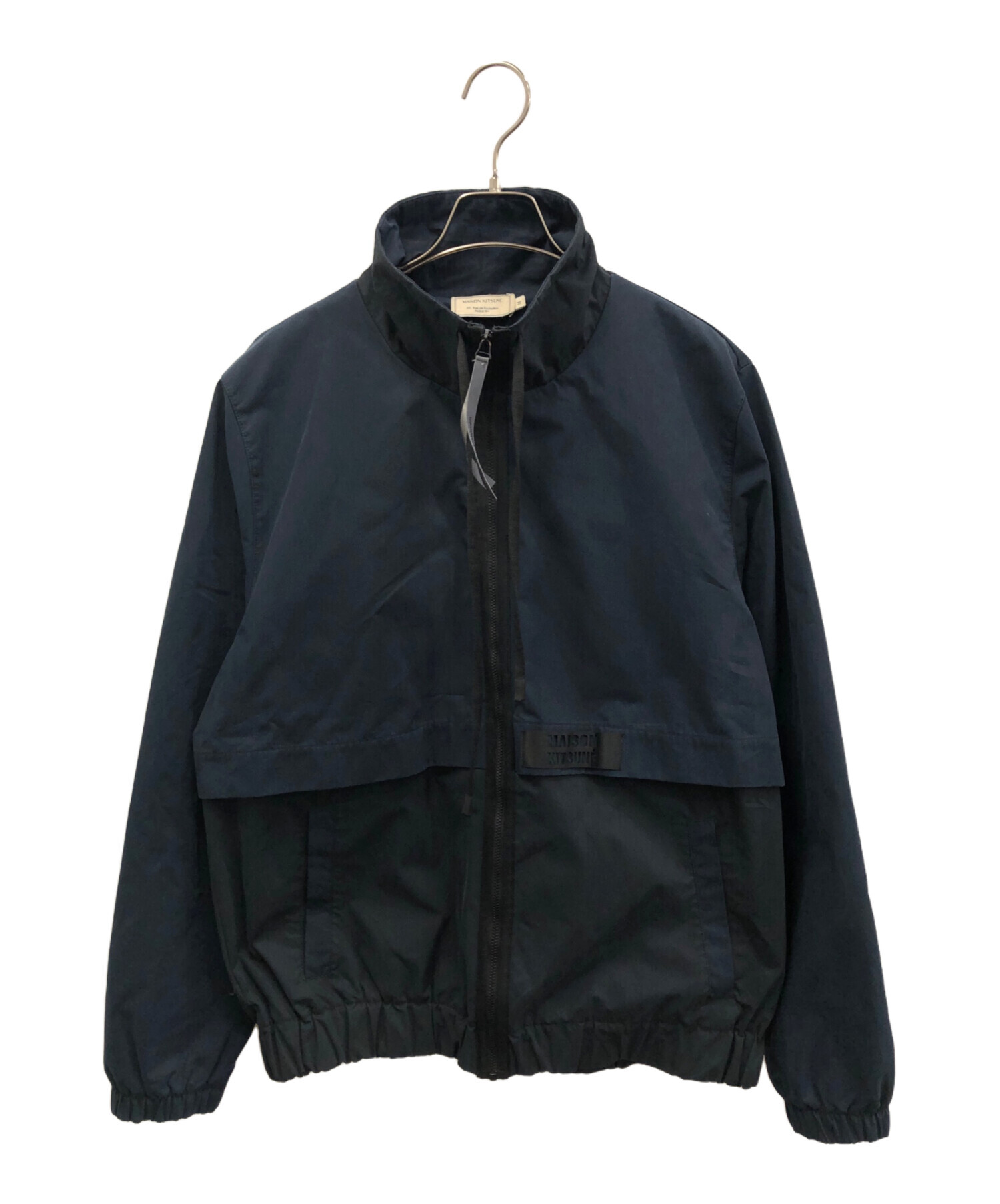 メゾンキツネ　Maison KITSUNE ウィンドブレーカー　ネイビー 中古・古着通販】maison kitsune (メゾンキツネ) NEW WINDBREAKER