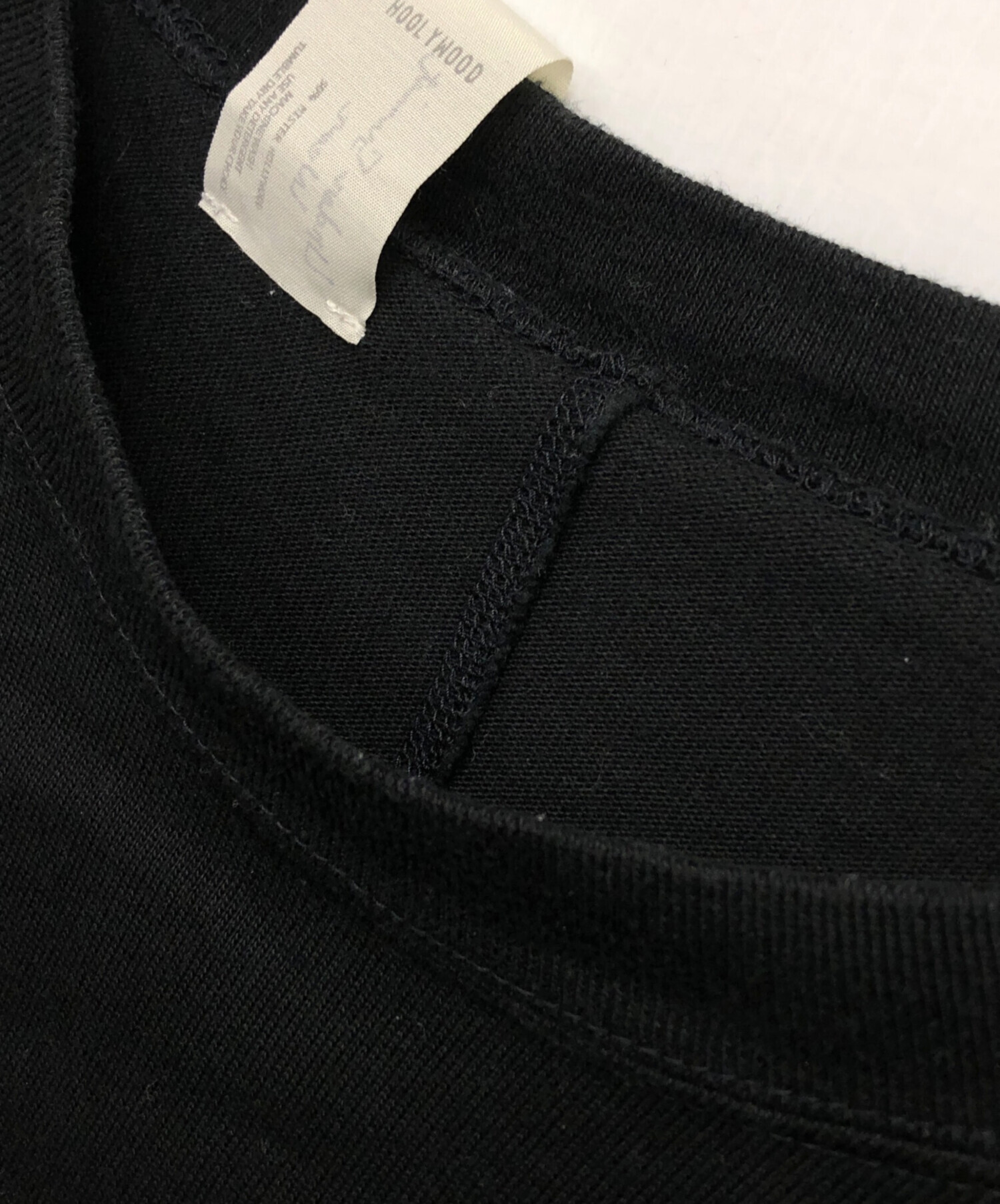 中古・古着通販】N.HOOLYWOOD (エヌ ハリウッド) Tシャツ ブラック 