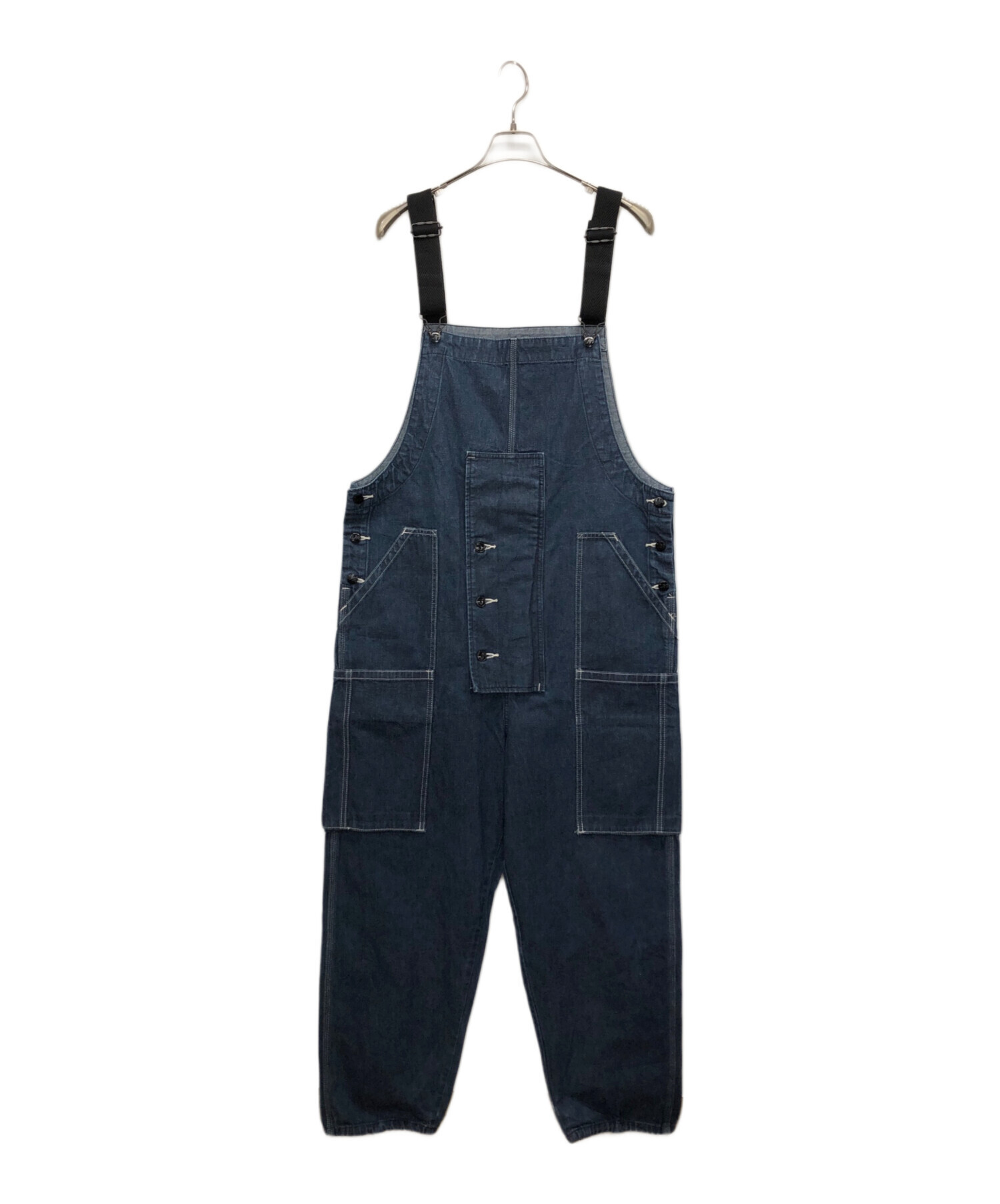 中古・古着通販】LEE (リー) デニムオーバーオール インディゴ サイズ