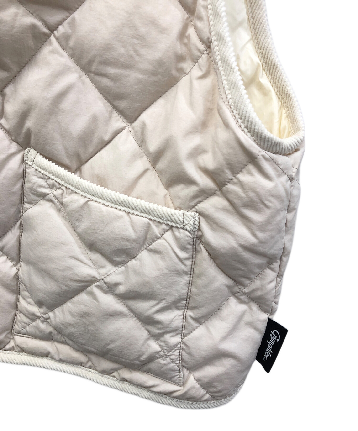 中古・古着通販】Gymphlex (ジムフレックス) キルティングダウンベスト