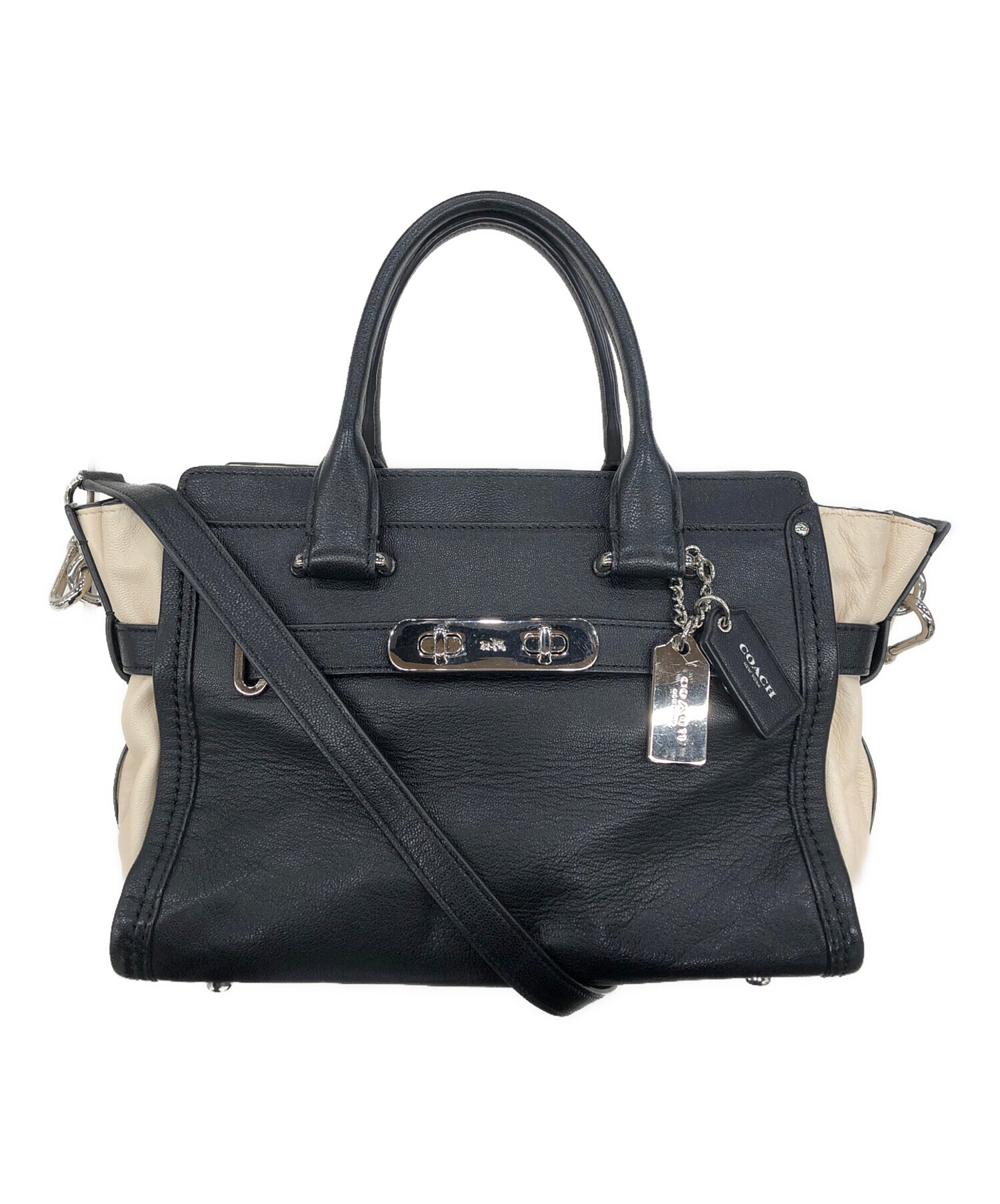 中古・古着通販】COACH (コーチ) スワッガーキャリーオール2WAY 