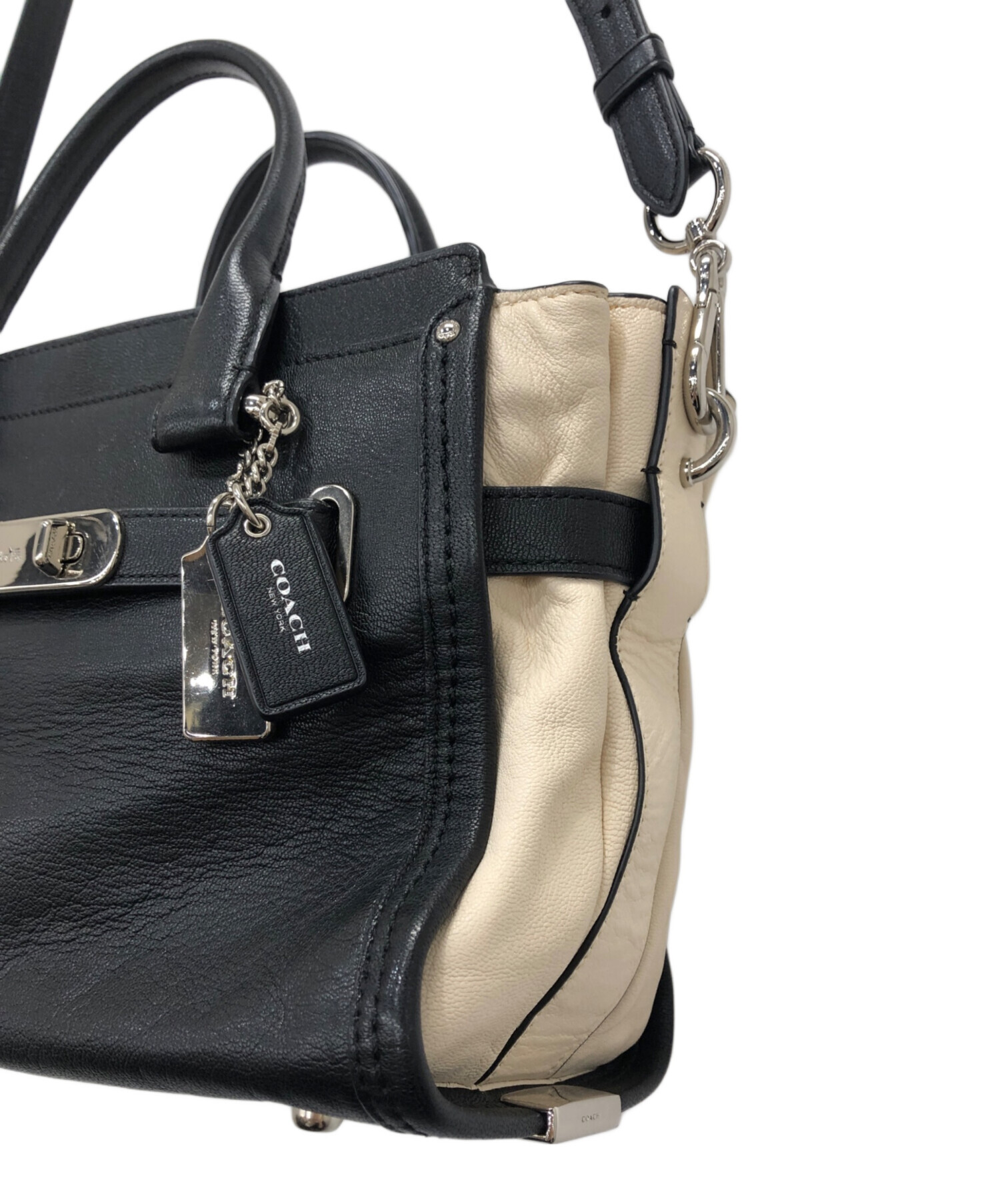 中古・古着通販】COACH (コーチ) スワッガーキャリーオール2WAY 