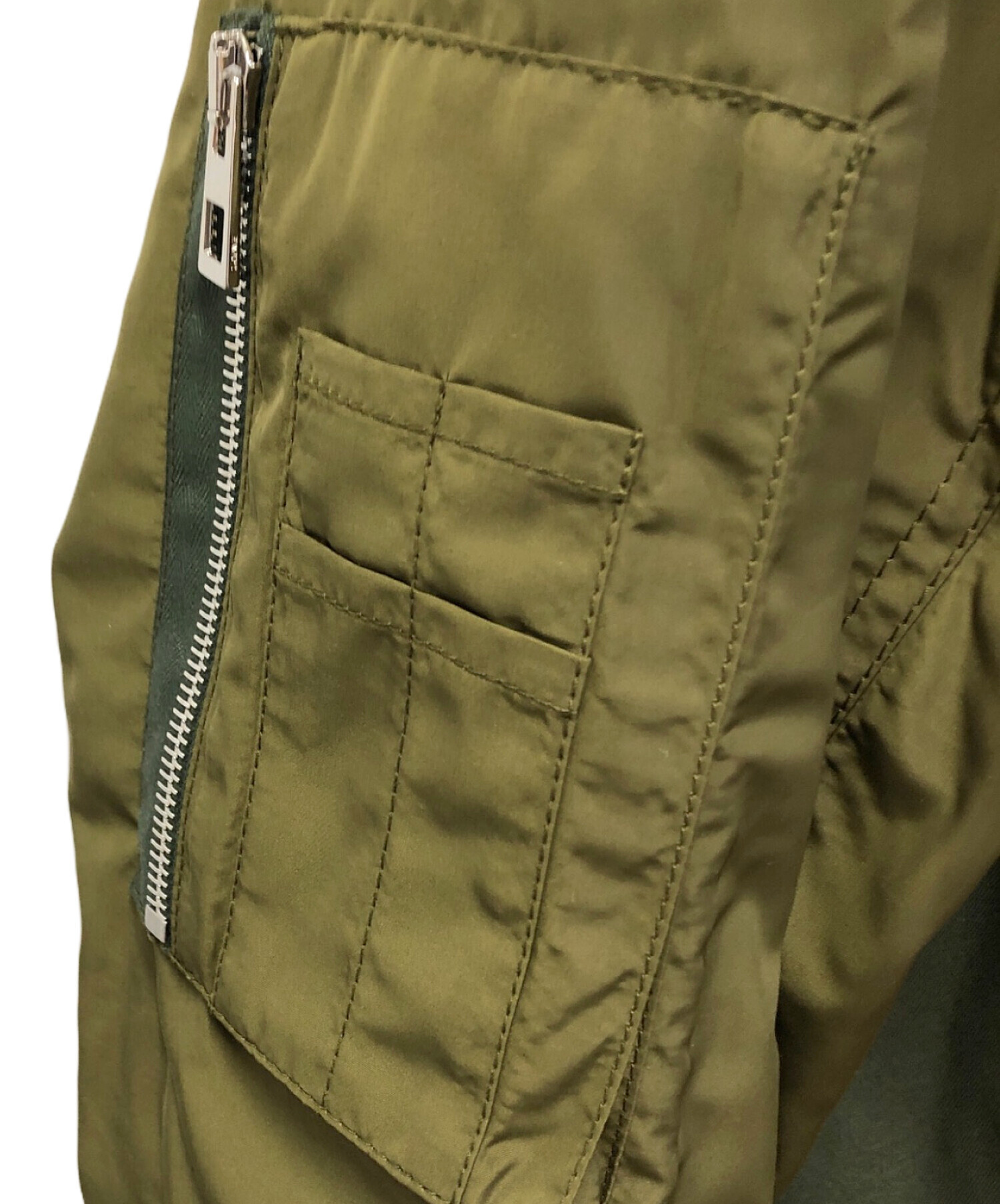 中古・古着通販】LOEWE (ロエベ) ボンバージャケット グリーン サイズ